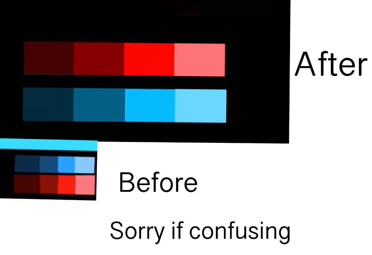 Finally made the color indicator thing straight! | Scrolller