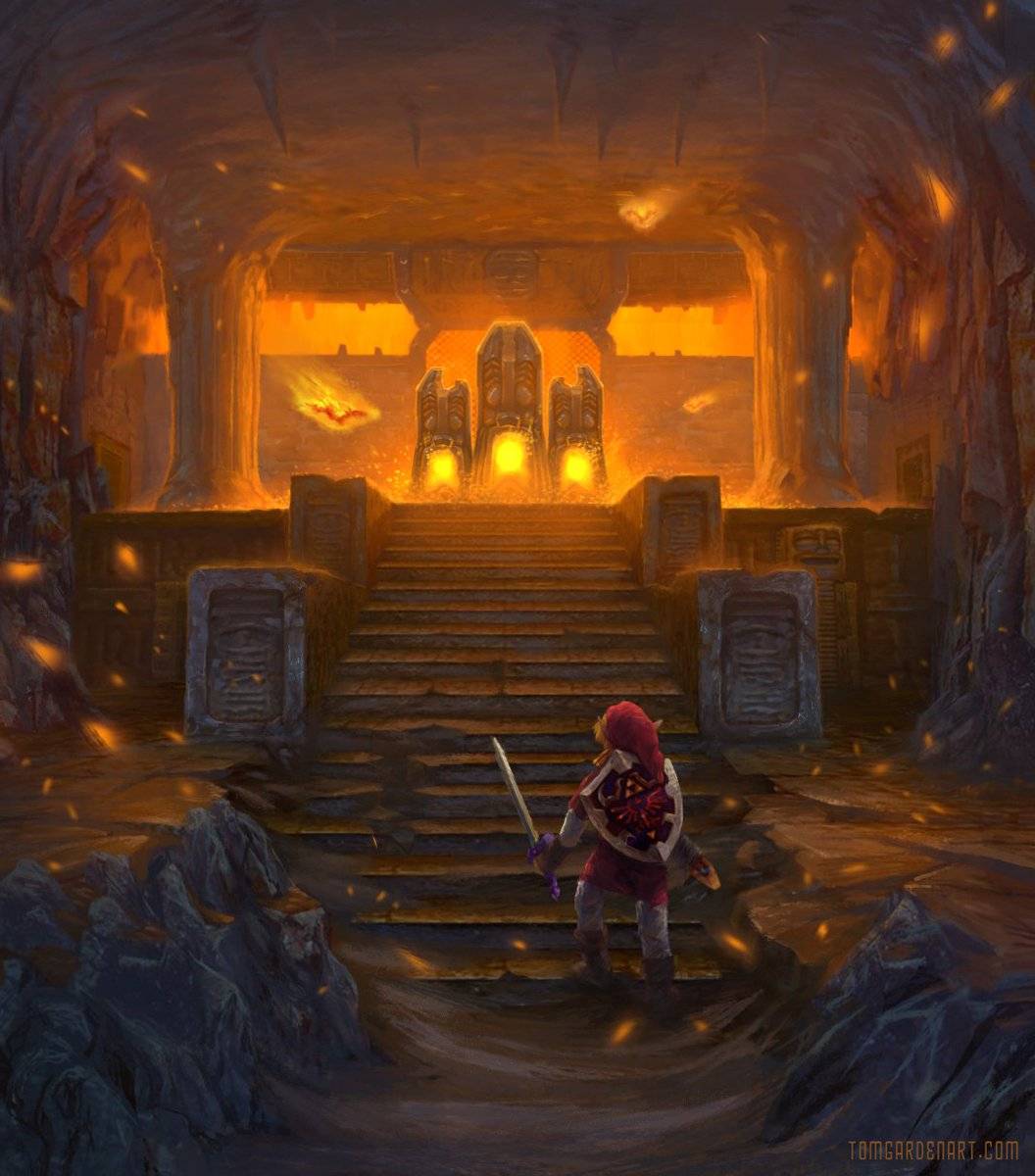 Fire Temple by Tom Garden Scrolller