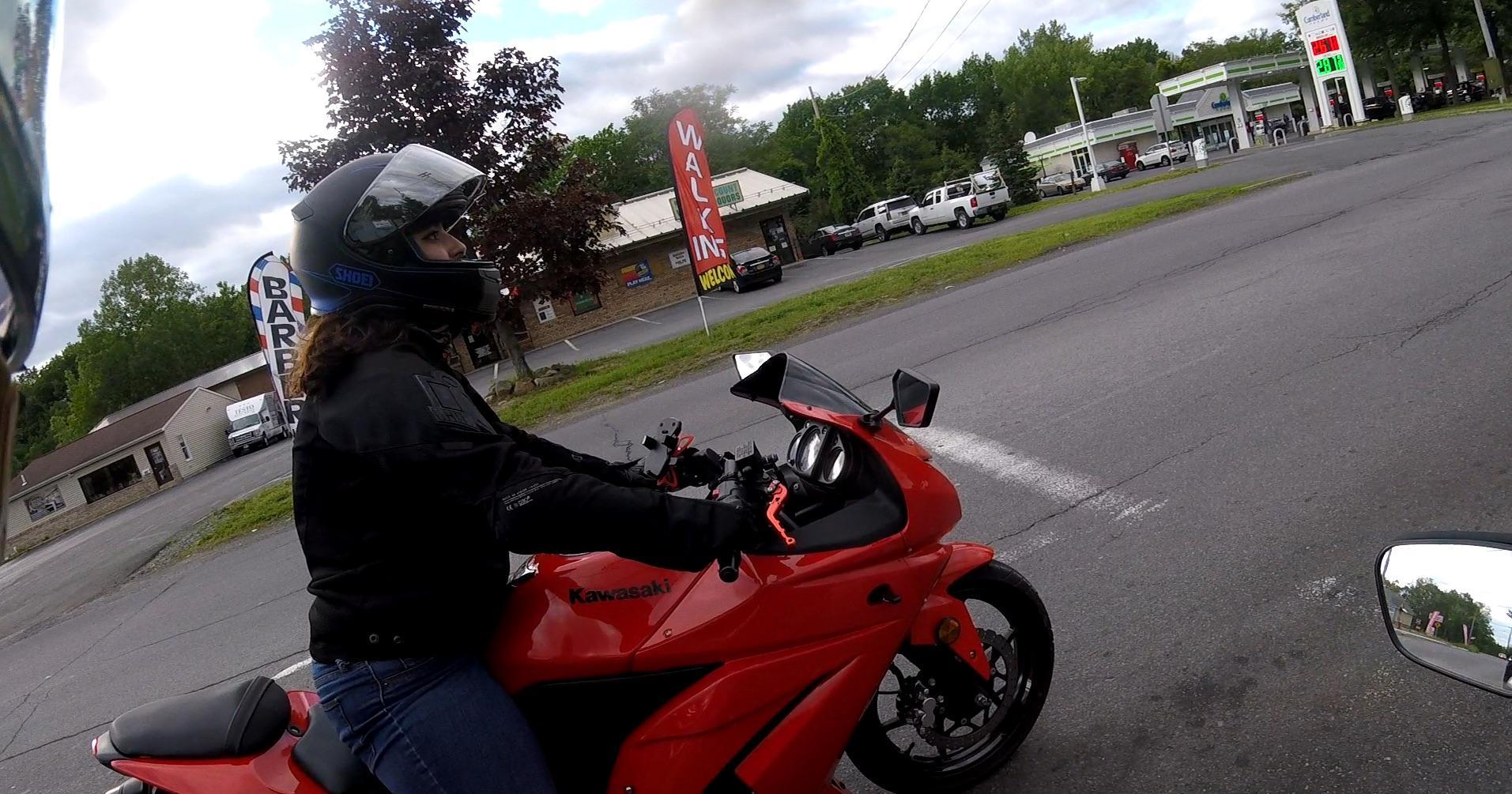 First ride after MSF course on my Ninja 250 Scrolller