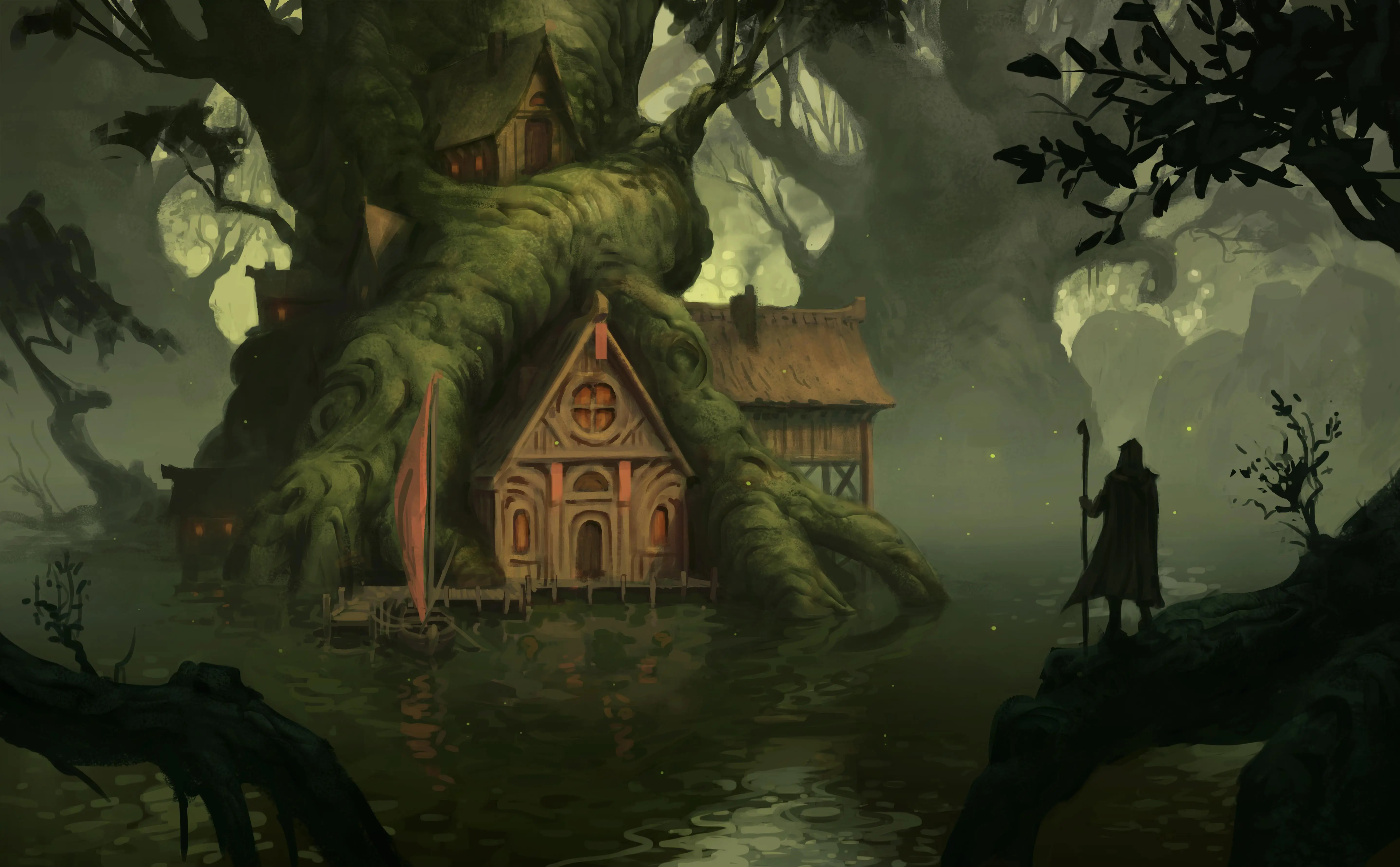 Flotsam - Life has been stressful lately, so I decided to paint a ...
