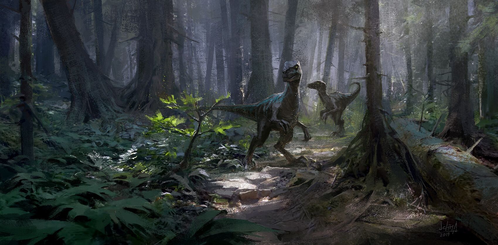 Forest Raptors by Alex Ichim | Scrolller