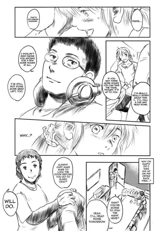 Netorare manga Fork in the Road featuring Fumi and Dyouta in explicit sexual poses