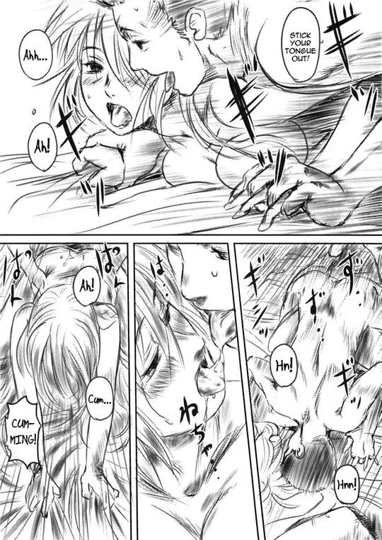Netorare manga Fork in the Road featuring Fumi and Dyouta in explicit sexual poses