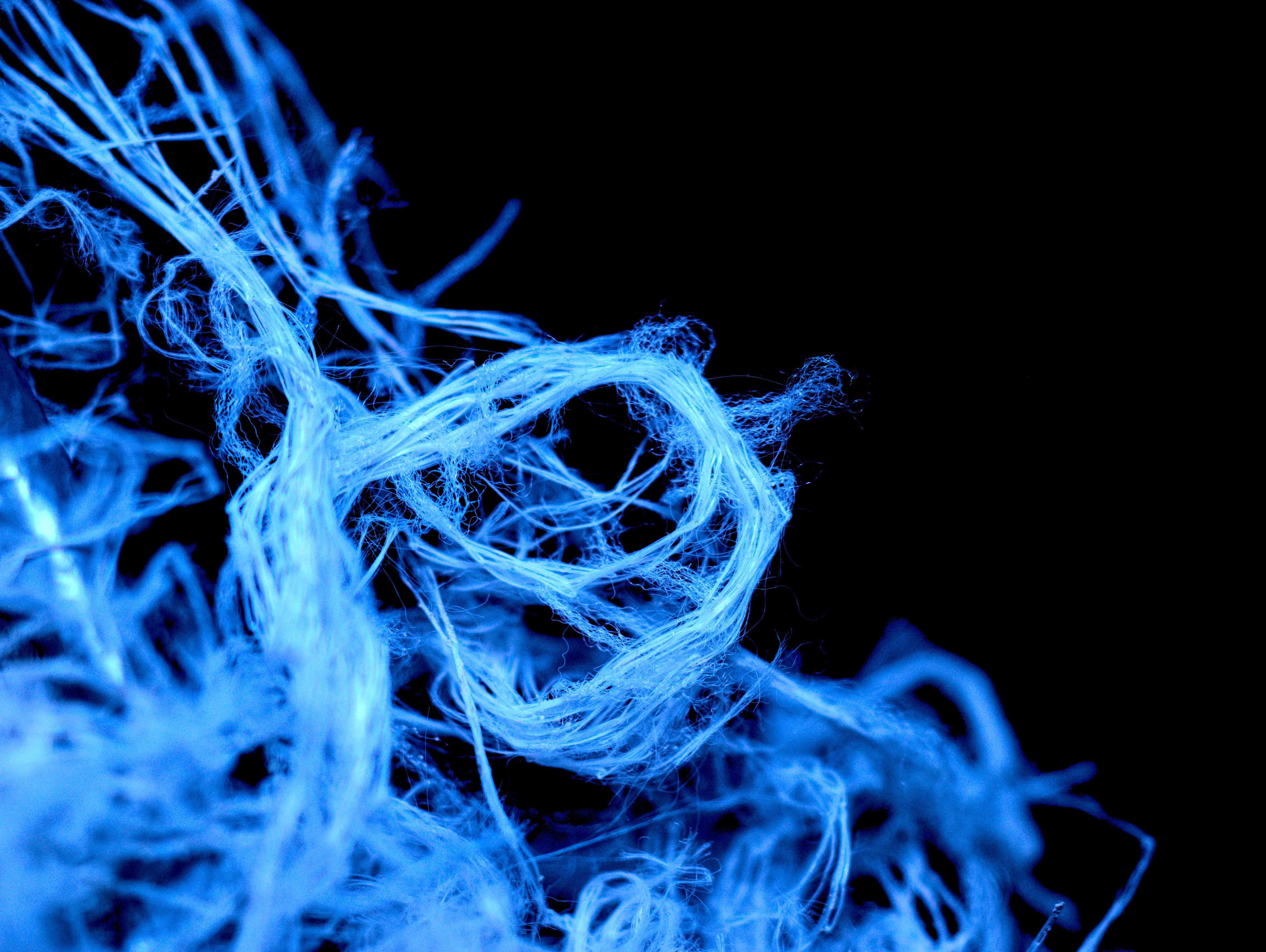 Frayed duct tape at night Scrolller