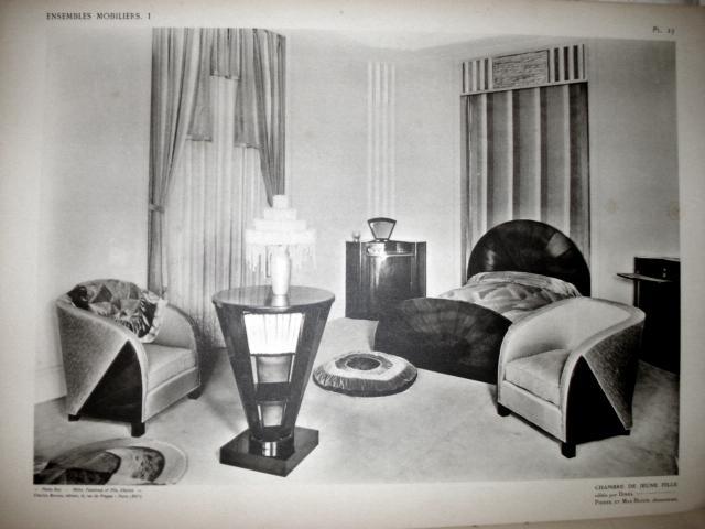 French Art Deco Bedroom for a Young Girl, ca 1930 | Scrolller