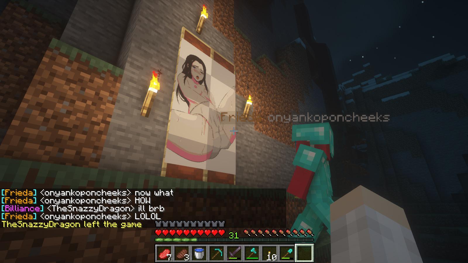 Frieda porn in the okbr minecraft server lol | Scrolller