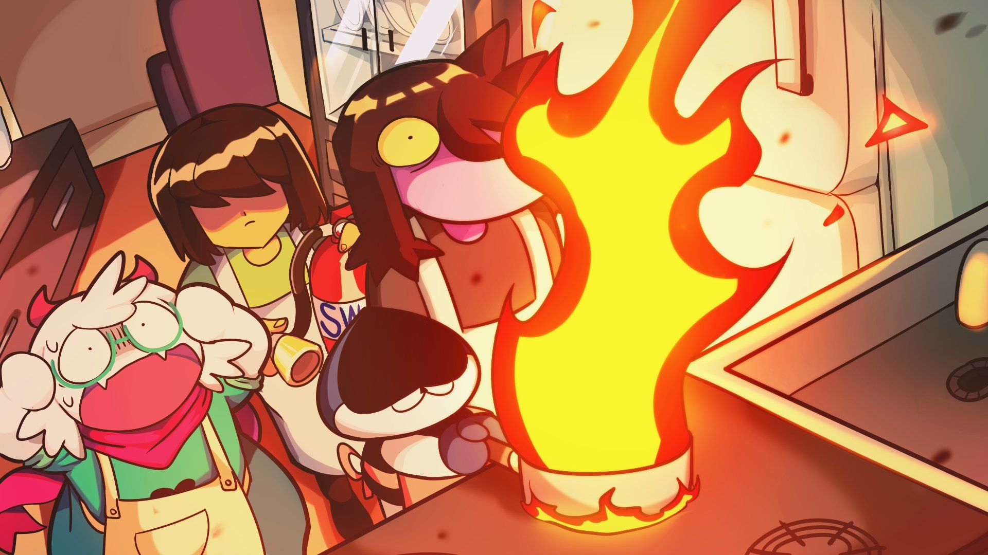 Fun cooking times with The Fun Gang! (Art by @bungcar_delta) | Scrolller