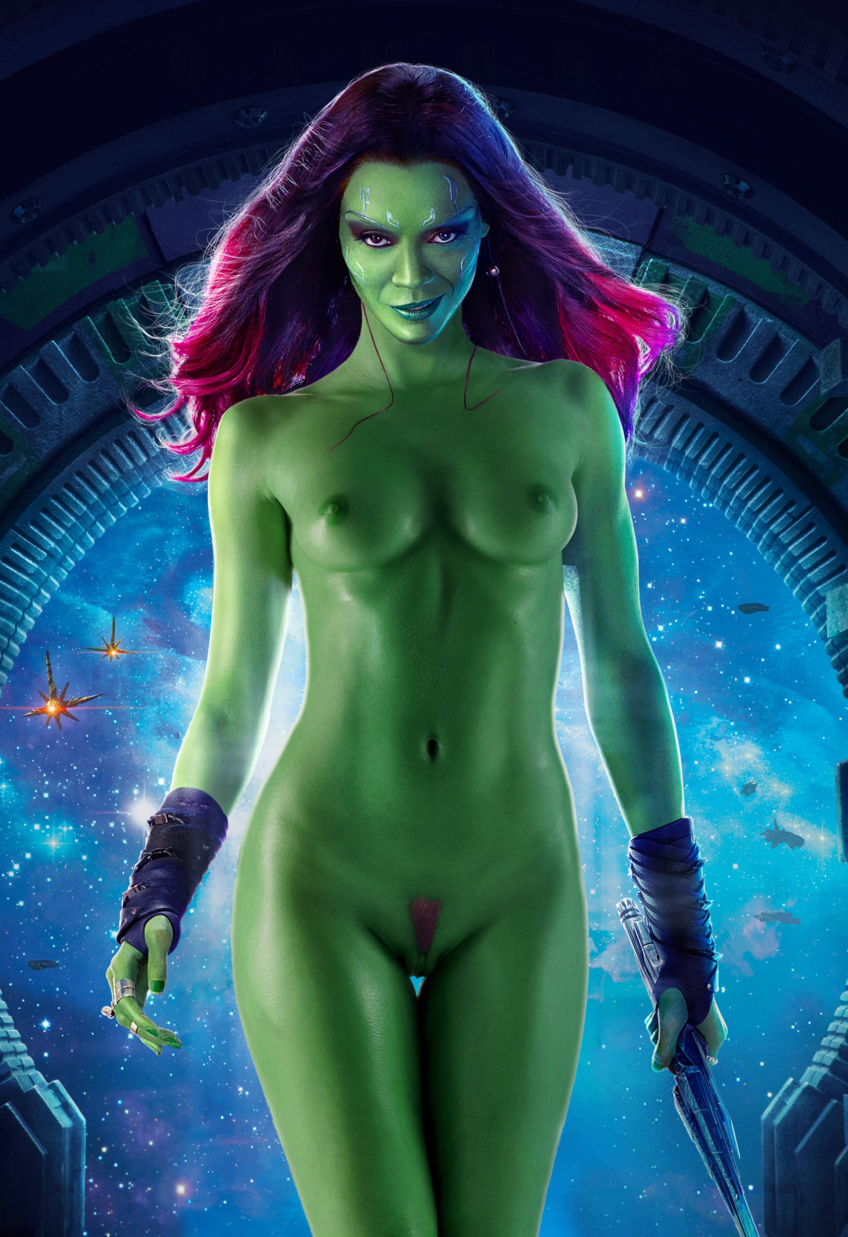 Gamora poster [OC] (Guardians of the Galaxy) .