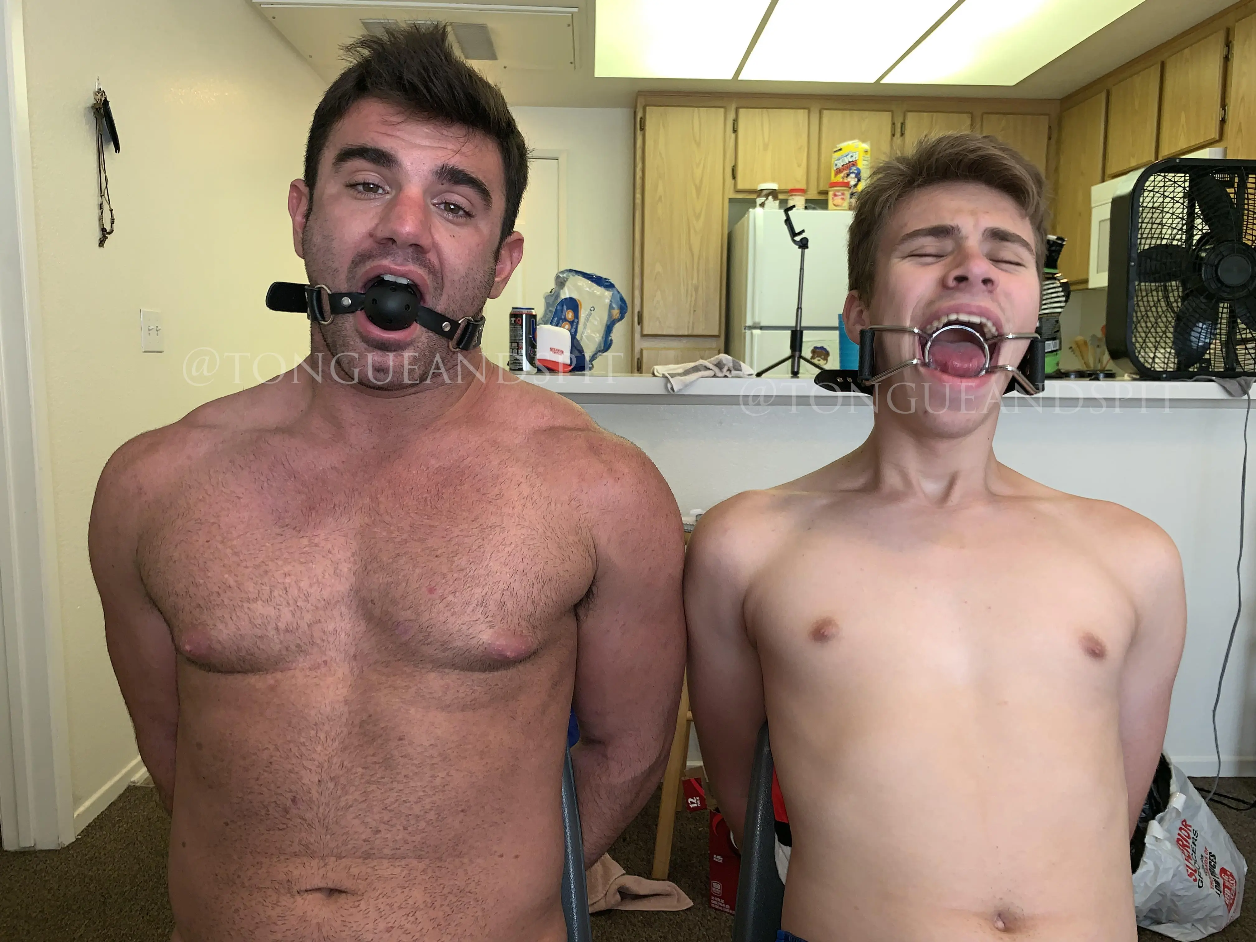 Gay Bondage - Sexy Jock and Twink Gagged