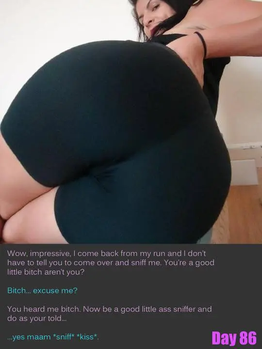 Curvy latina in lingerie and fishnets posing for ass worship and tease and denial caption stories
