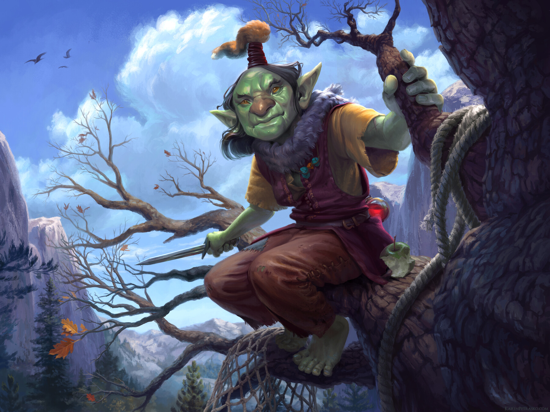 Goblin Scout by Karen Petrasko | Scrolller