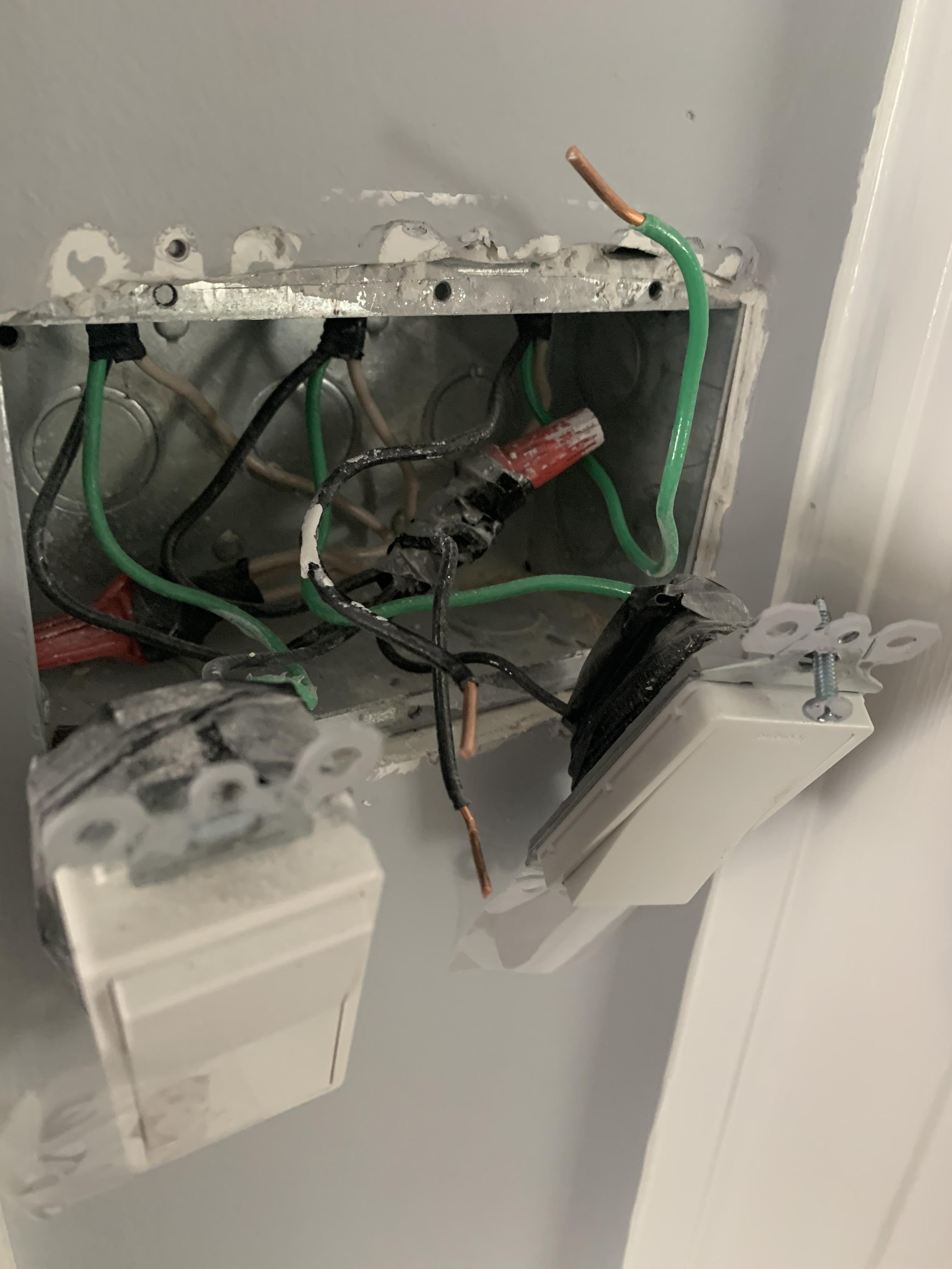 Ground wires to wrong switch? Scrolller