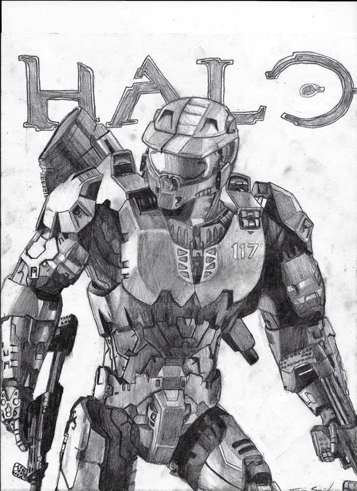 halo sketch BY taijasmith | Scrolller