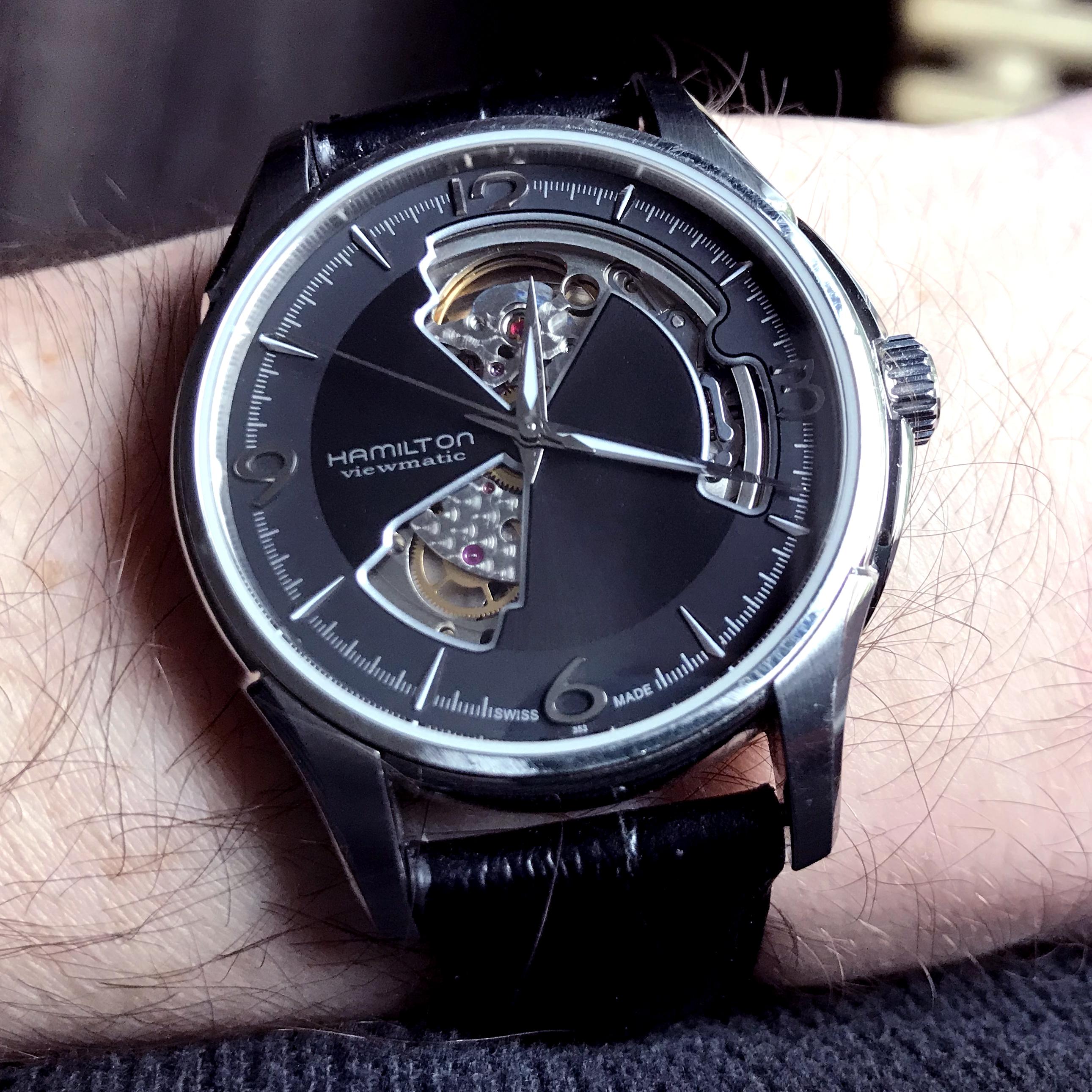 [Hamilton] Jazzmaster Viewmatic Open Heart - my casual yet somewhat ...