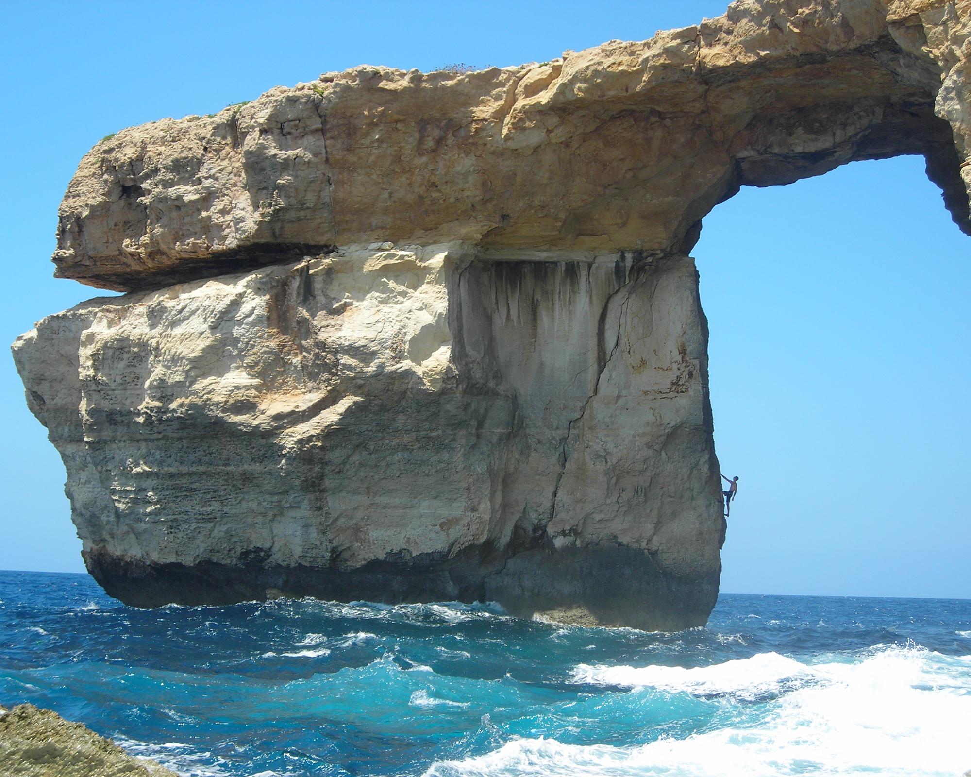 Hard to believe but this entire formation is gone now. The Azure Window ...