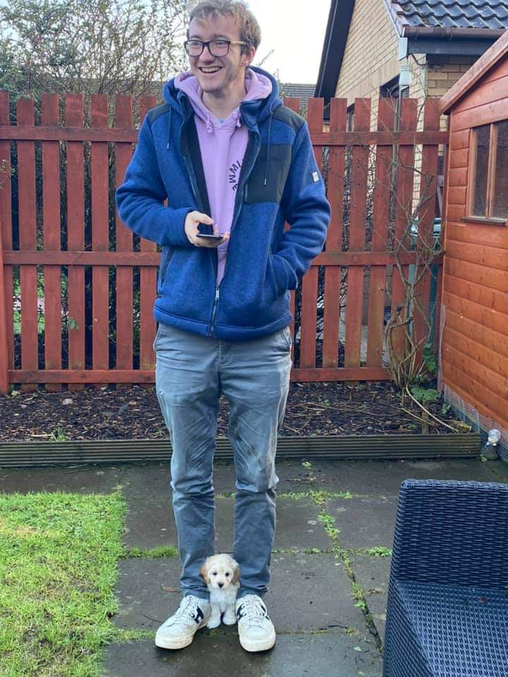 Here Is Me And My New Puppy What Are Your Thoughts Preferably Of Me here-is-me-and-my-new-puppy-what-are-your-thoughts-preferably-of-me