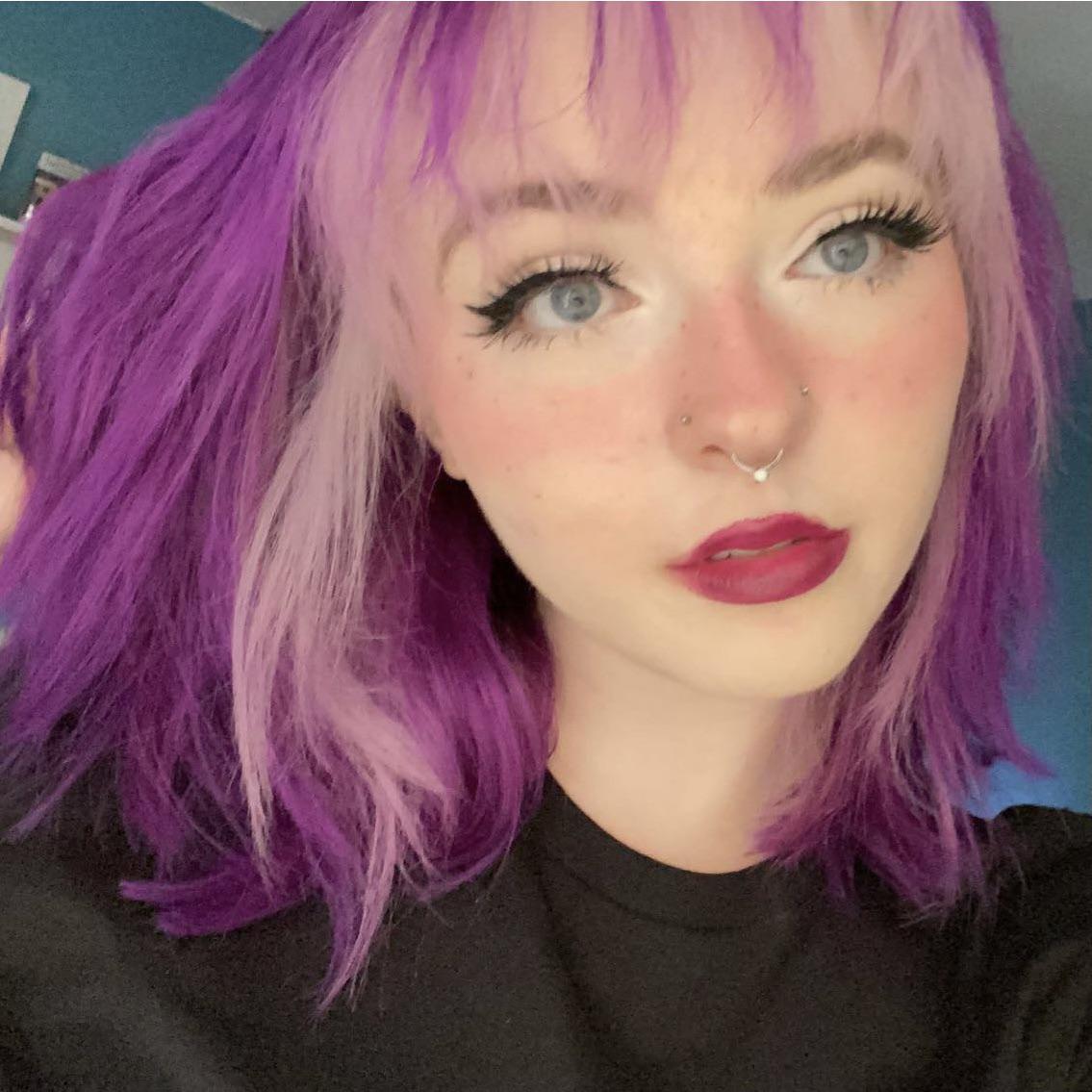 Here is the long awaited new purple hair! What do you think | Scrolller