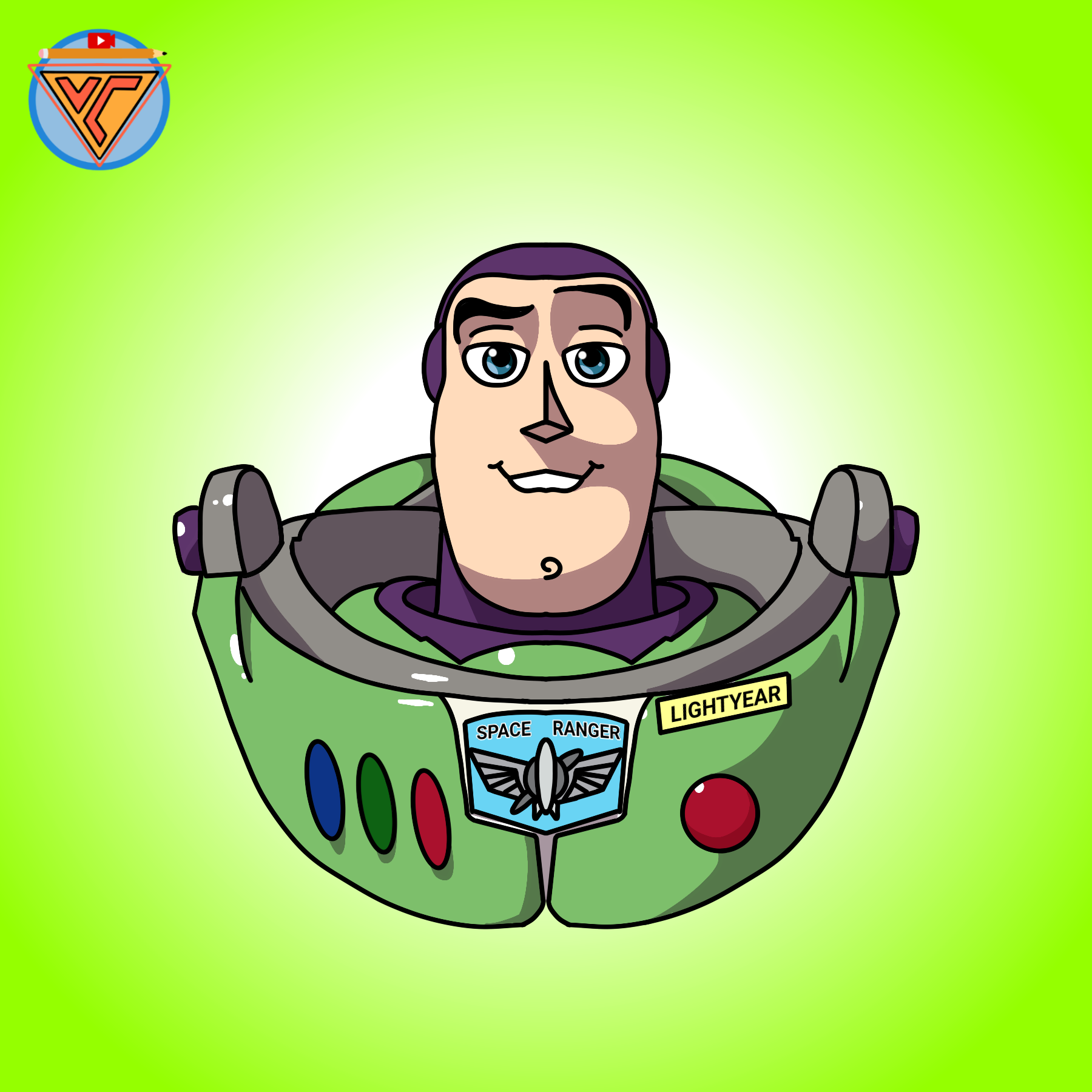 Here S A Buzz Lightyear Head Sculpt I Drew Scrolller