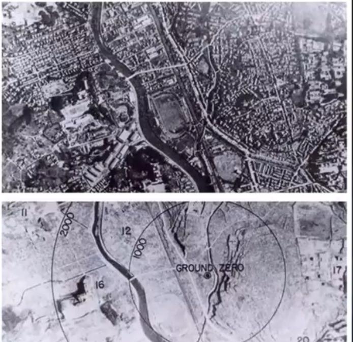 Hiroshima before and after the atomic bomb Scrolller