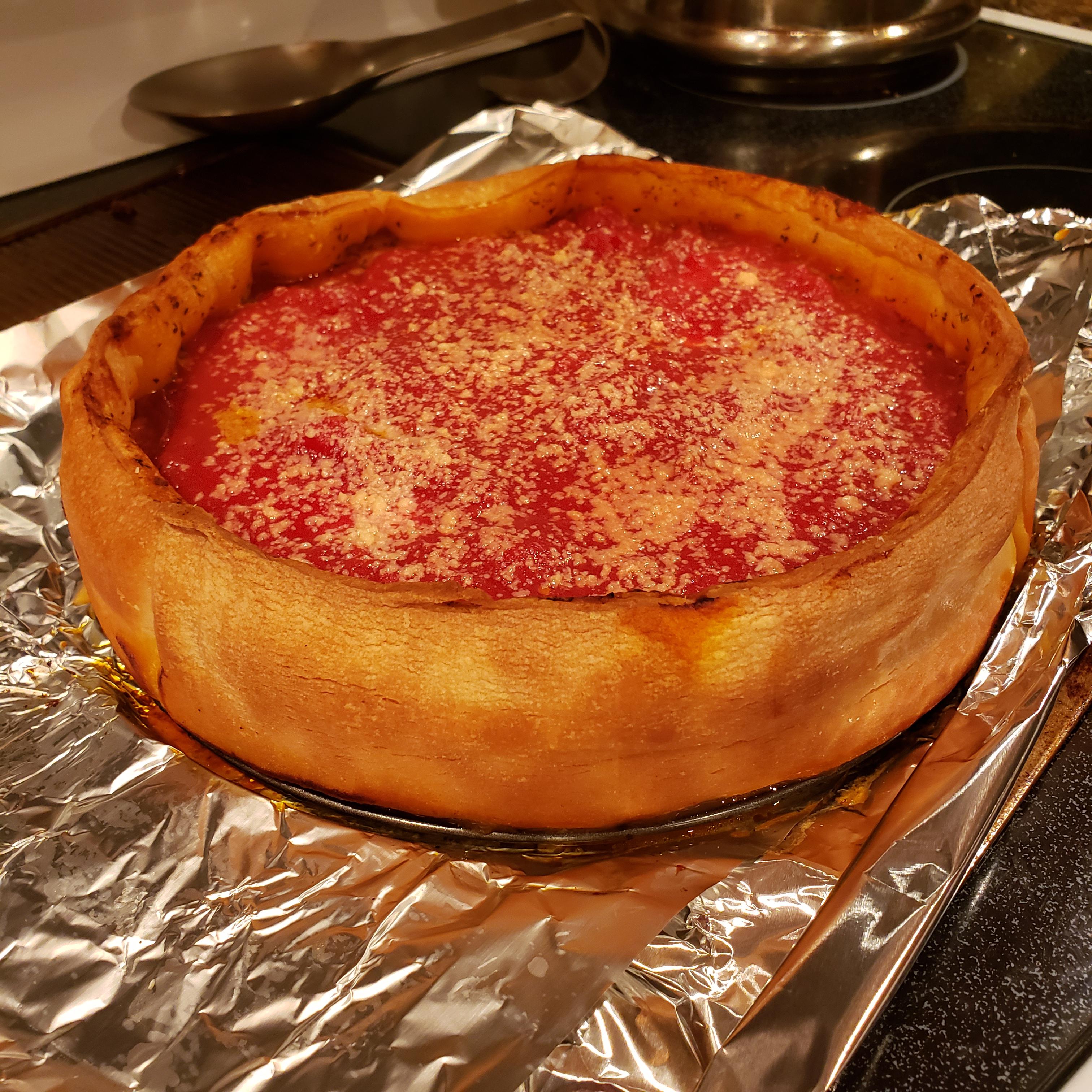 Homemade Gf Chicago Deep Dish Scrolller