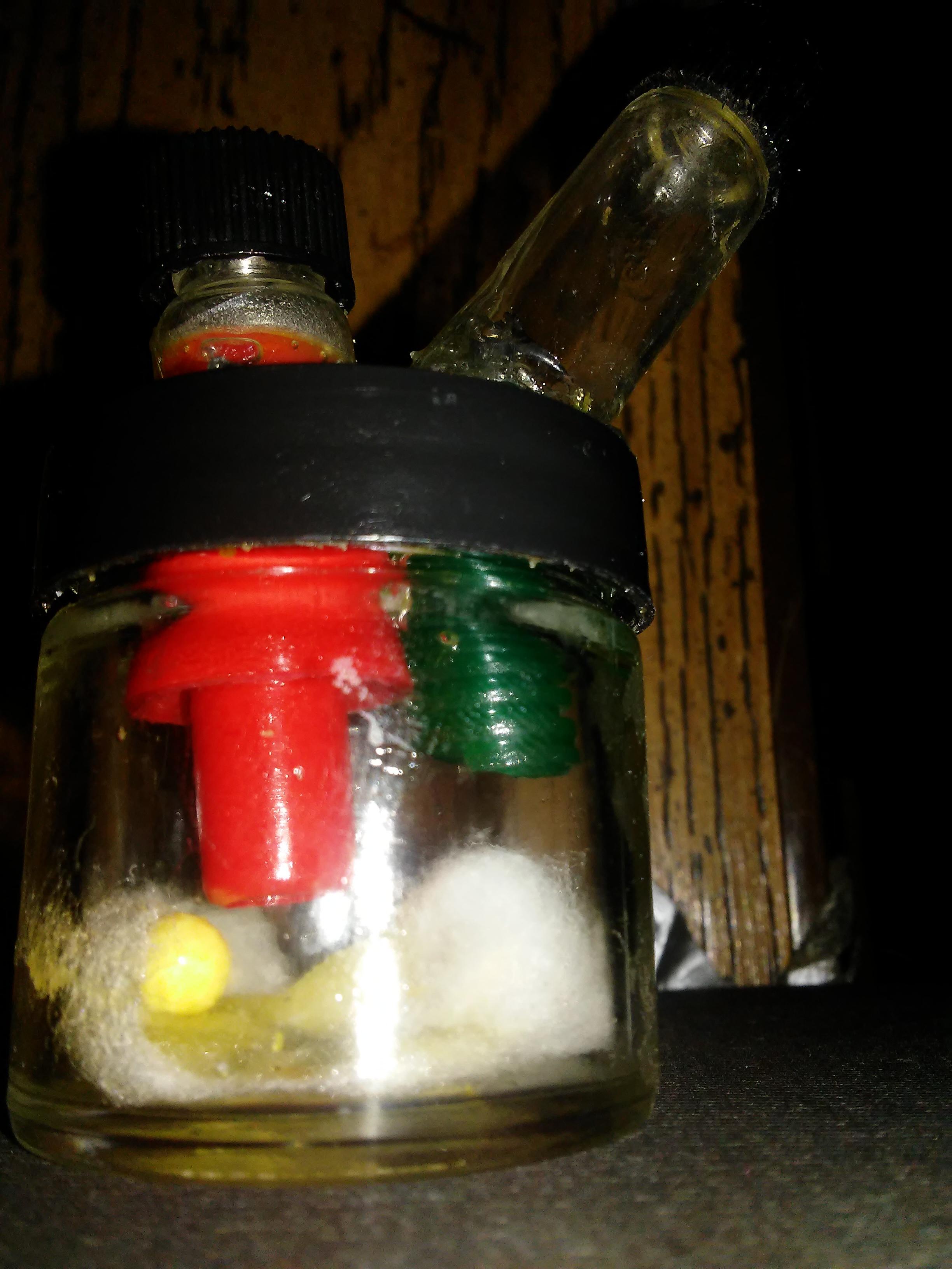 Homemade popper inhaler with one way air valve works pretty good. Made ...