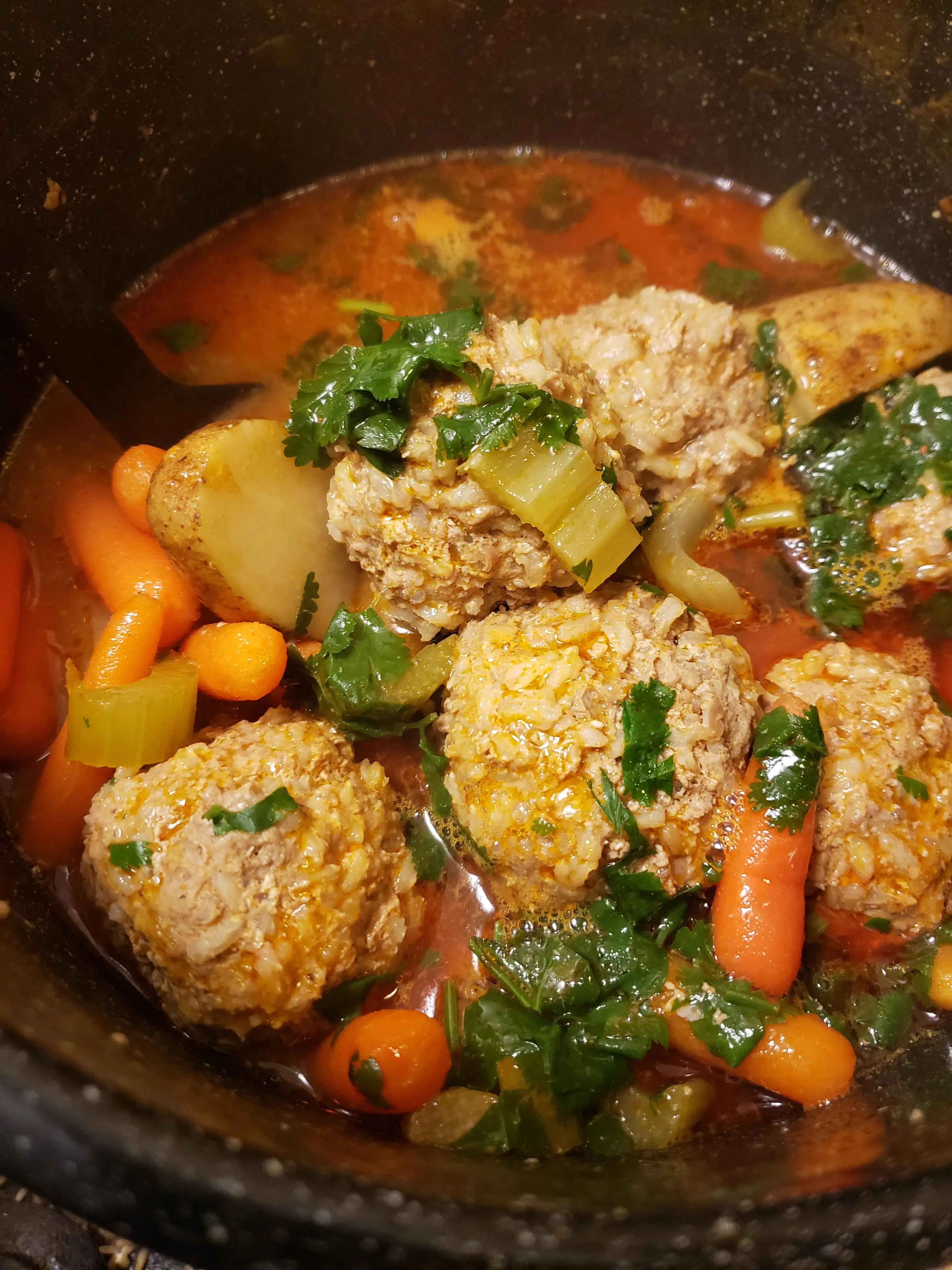 [Homemade] They're still slowly cooking. Mom passed down her recipe to ...