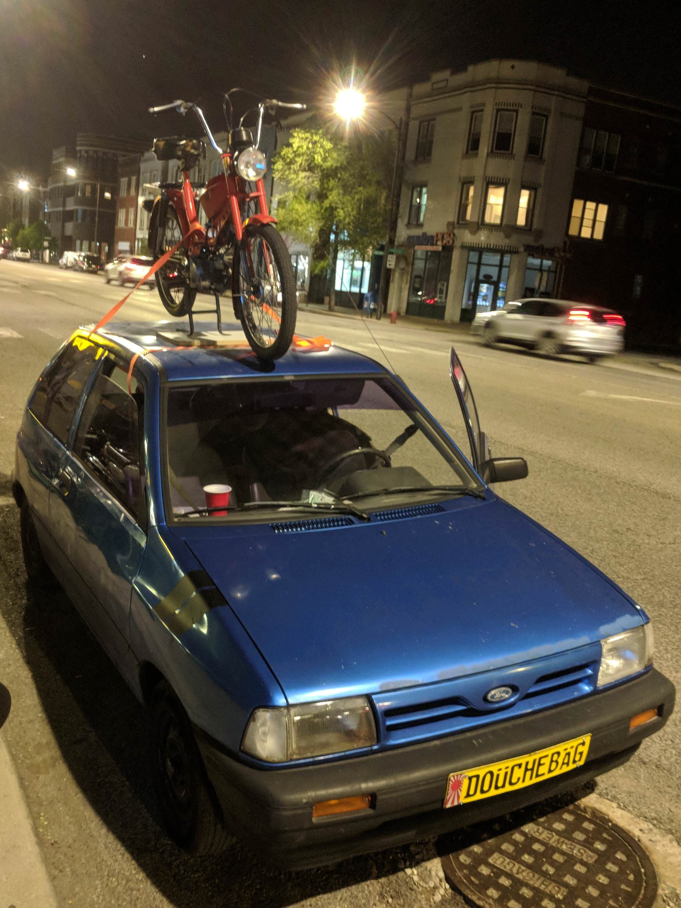 How do you transport your moped? Scrolller