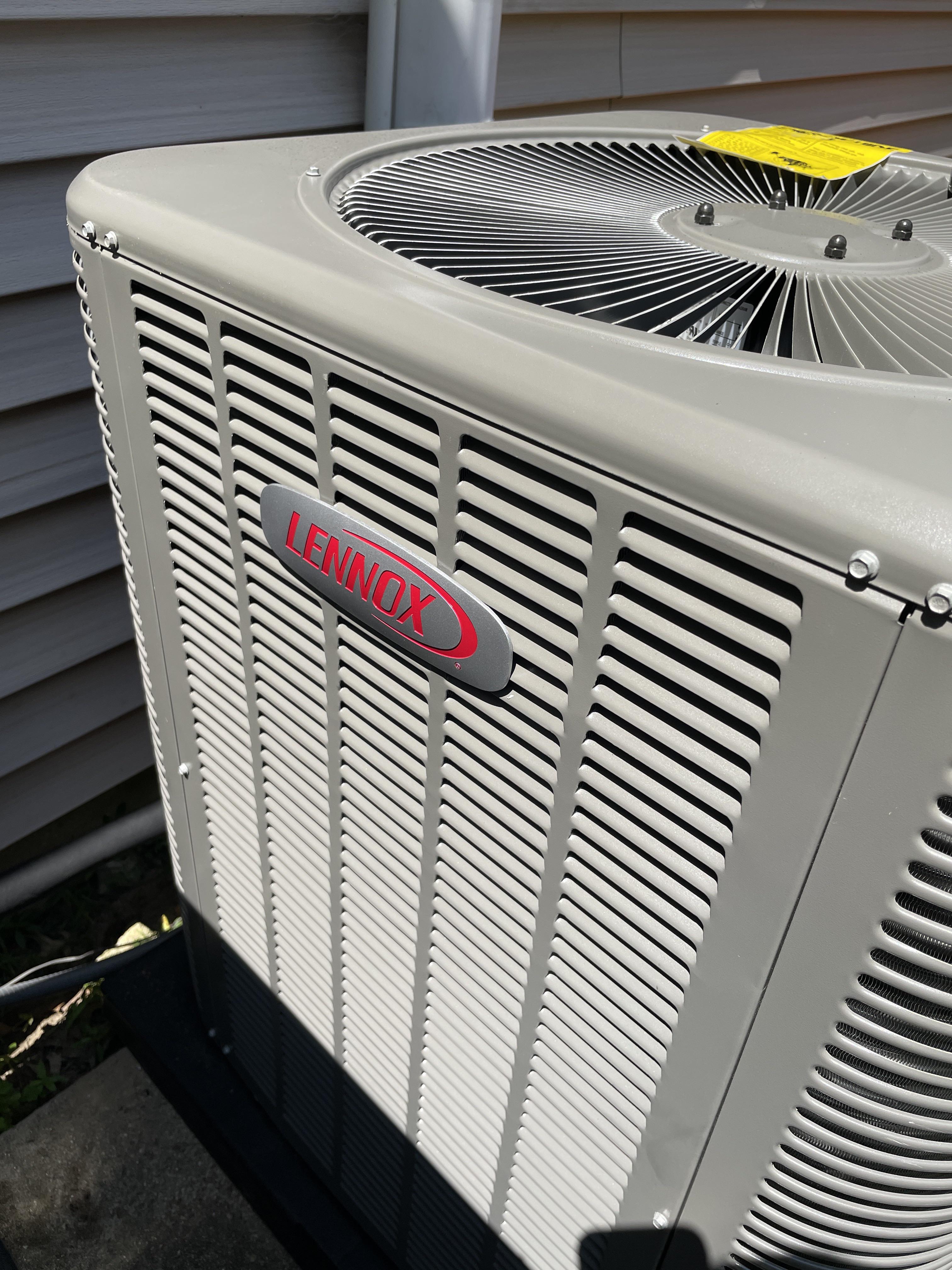 How to I remove the Lennox logo without breaking it? Trying to swap it ...