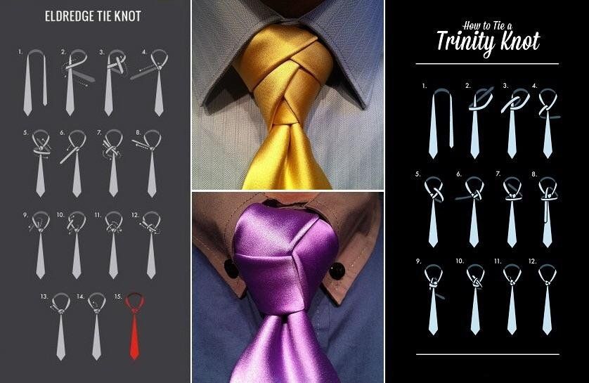 How to tie a tie in a complex way scrolller