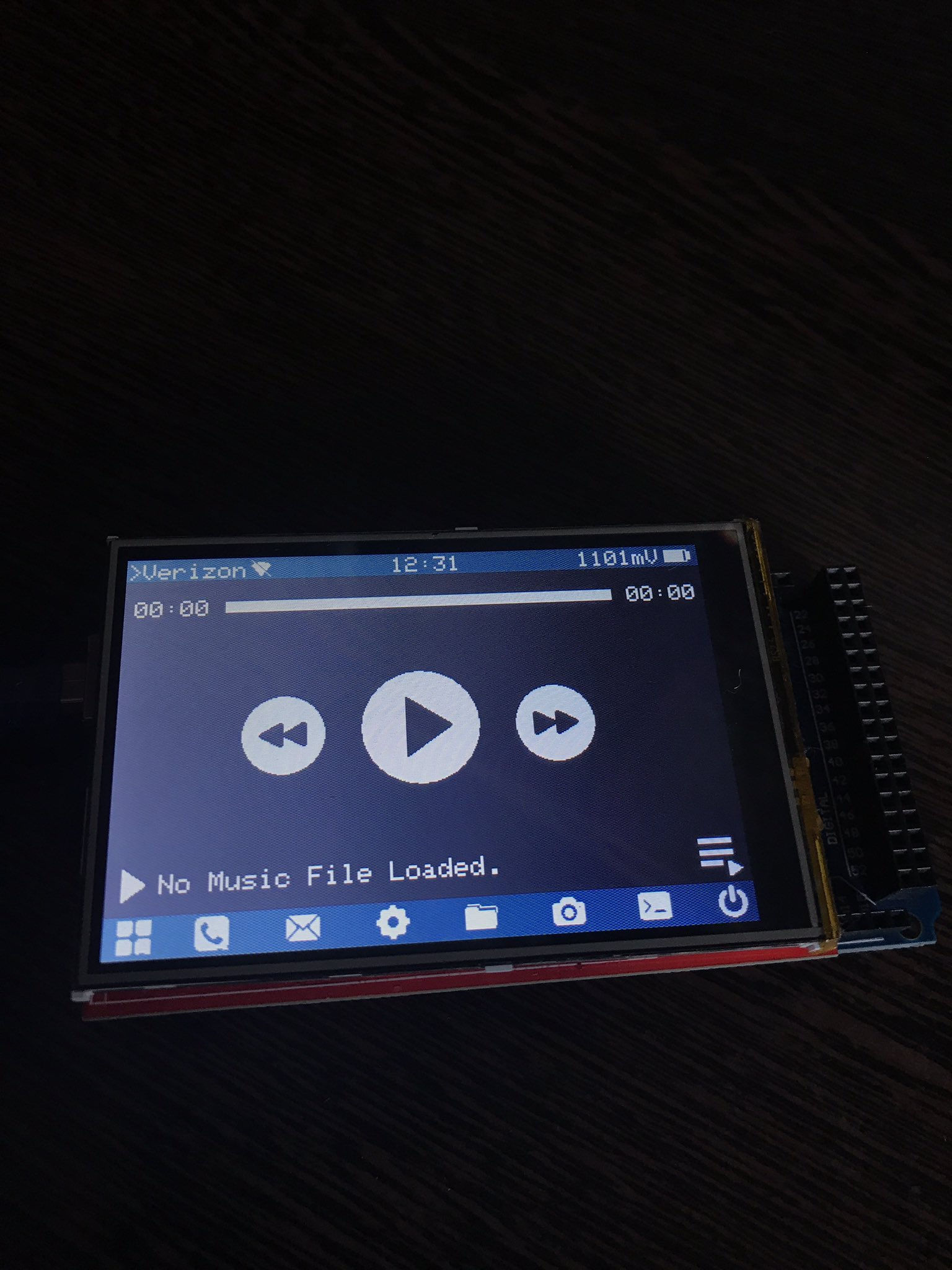 I am building an Arduino Operating System and this will be its Media ...