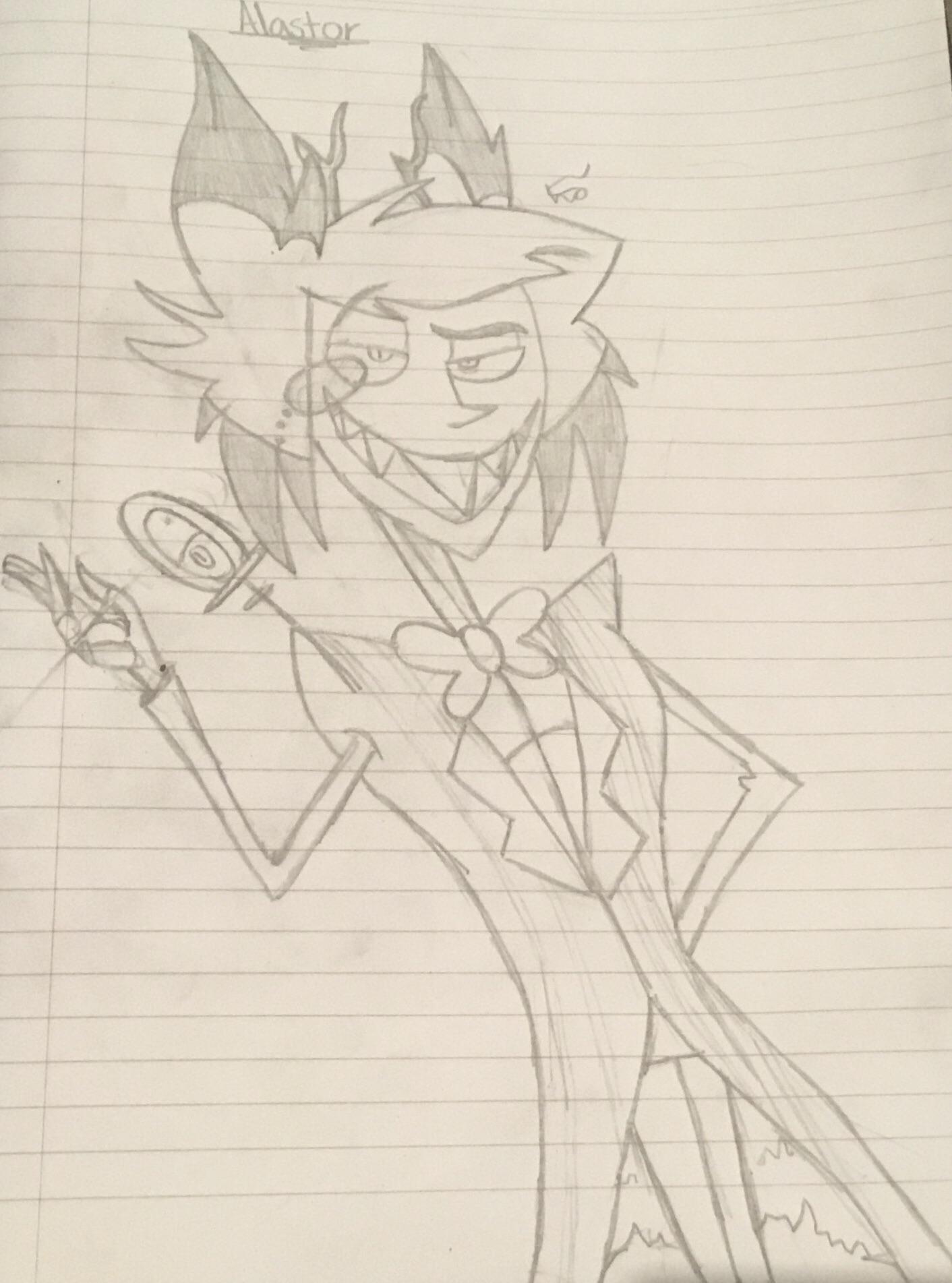 I decided to draw Alastor. | Scrolller