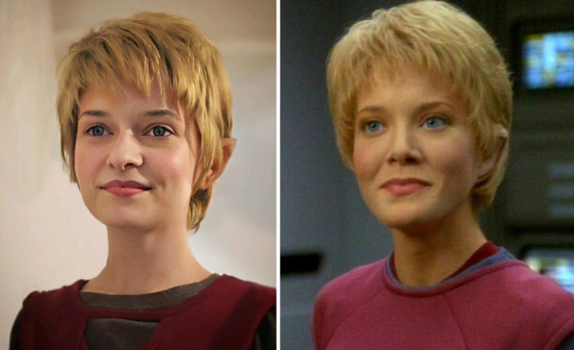 I got compared to Kes from Star Trek Voyager recently. I did the best I could with what I had