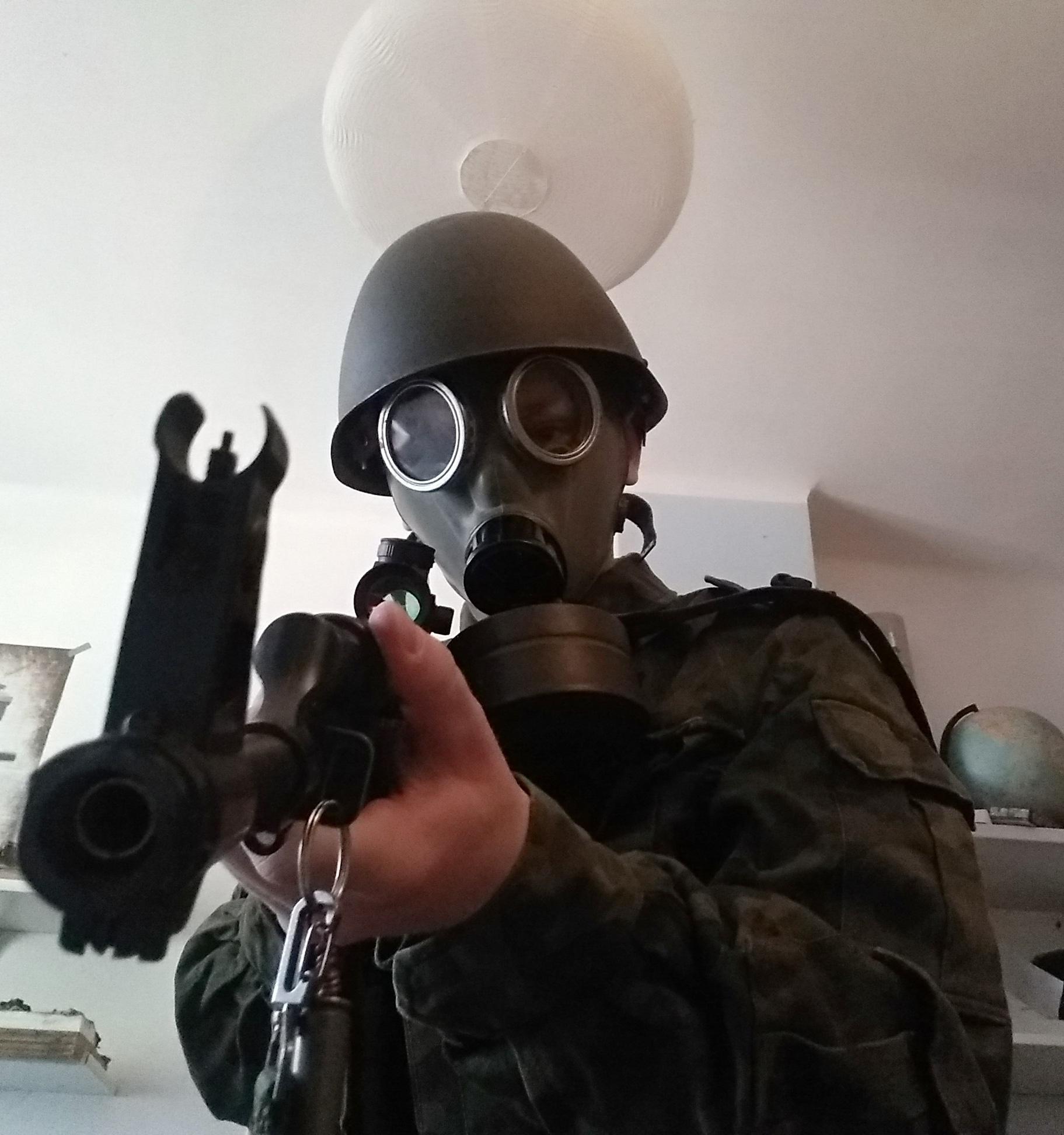 I heard you were talking trash about soviet gear, and asbestos filters ...