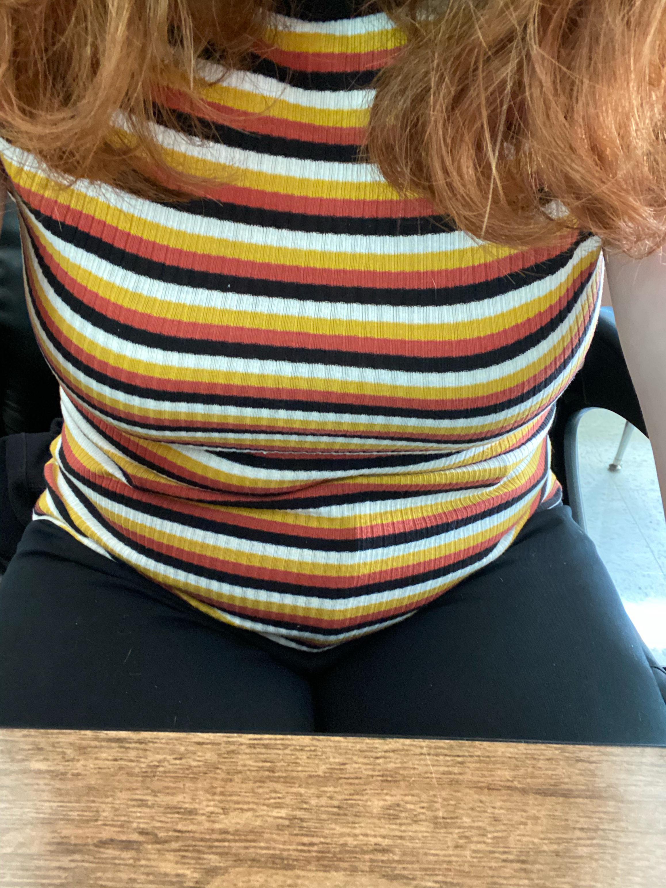 Does this make my chest look flat? Scrolller