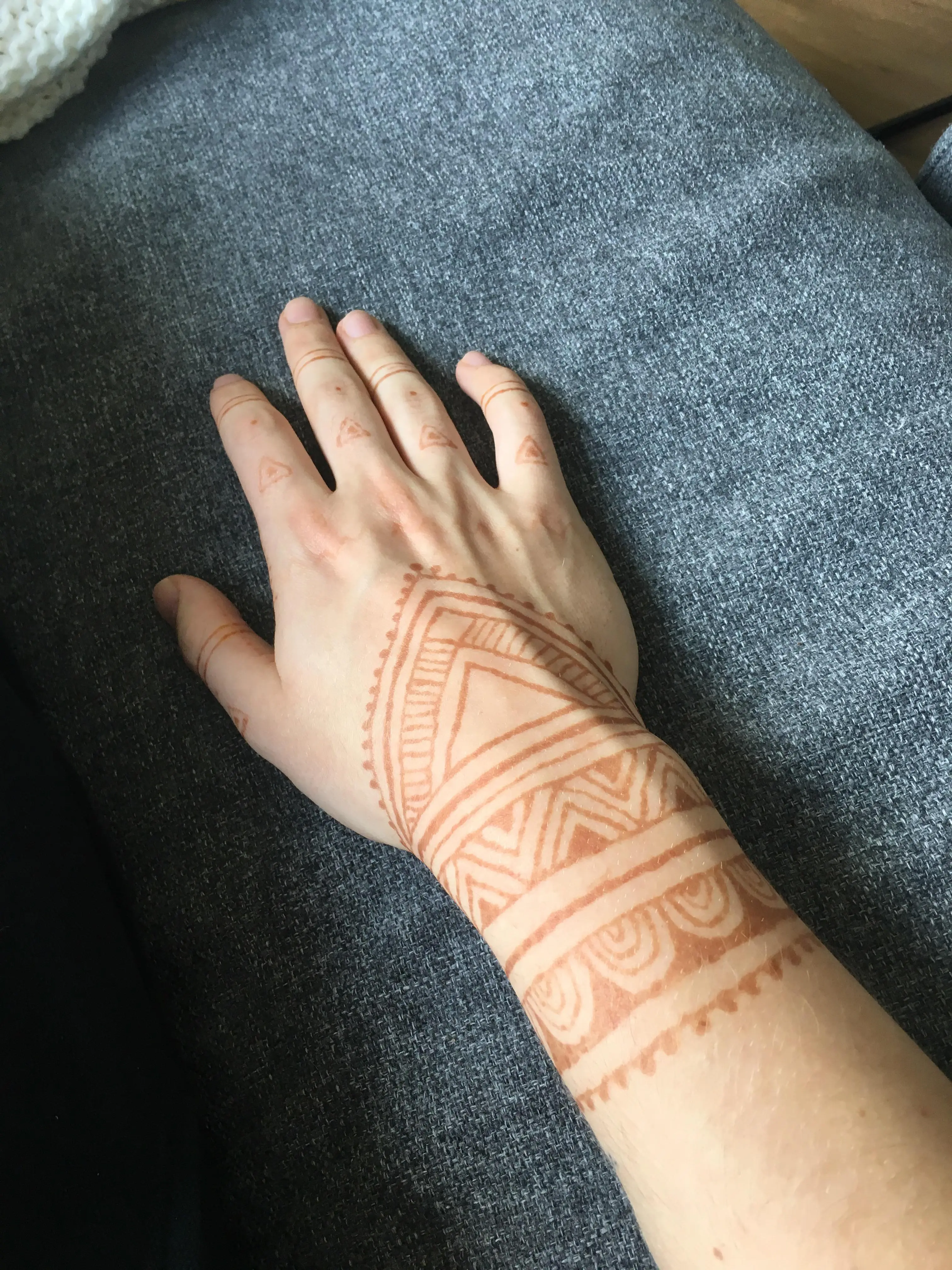 I’m in love with the henna my gf did for me!