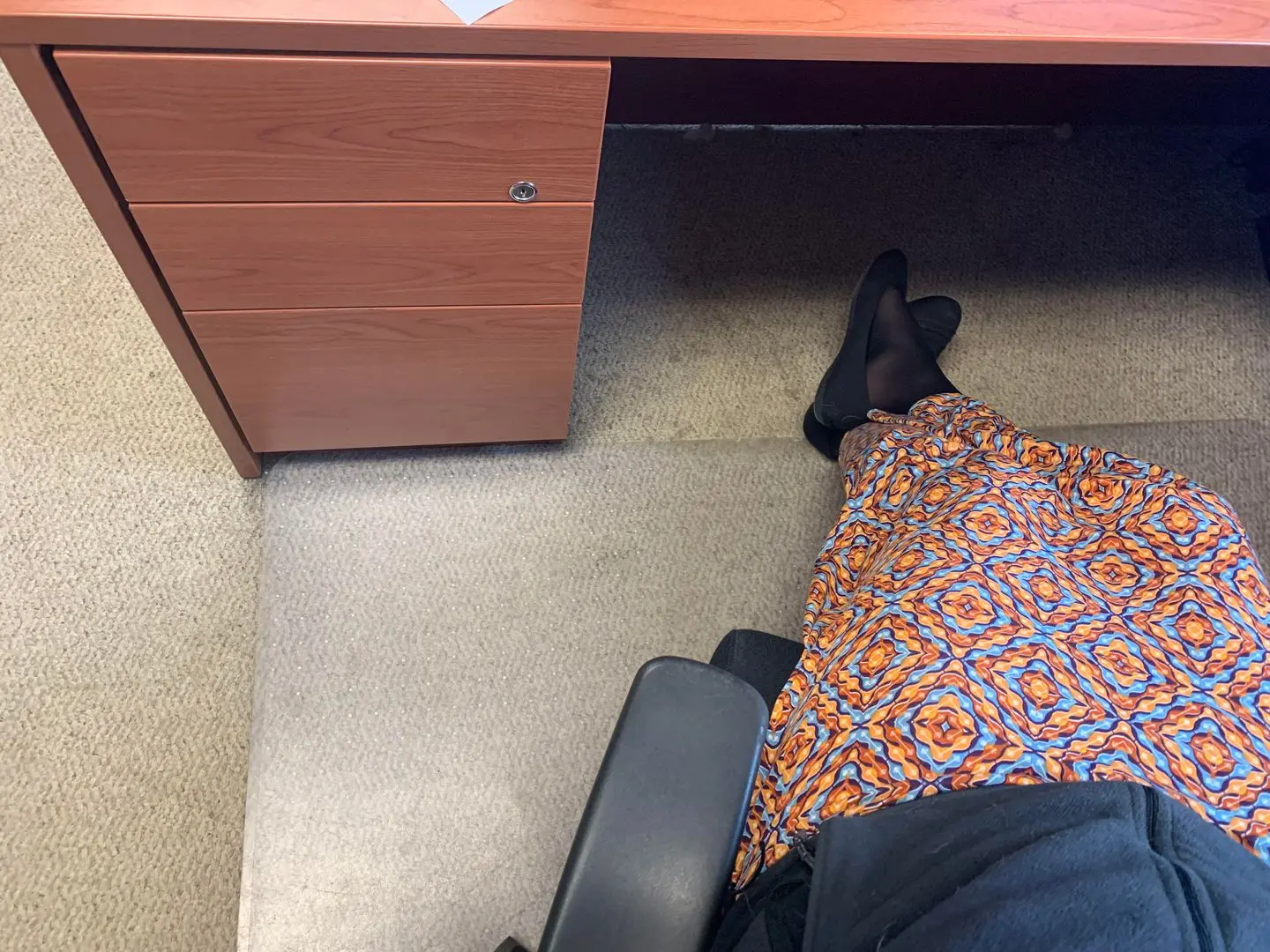 Only One In Office I’m the only one in the office, so why not be comfy? | Scrolller