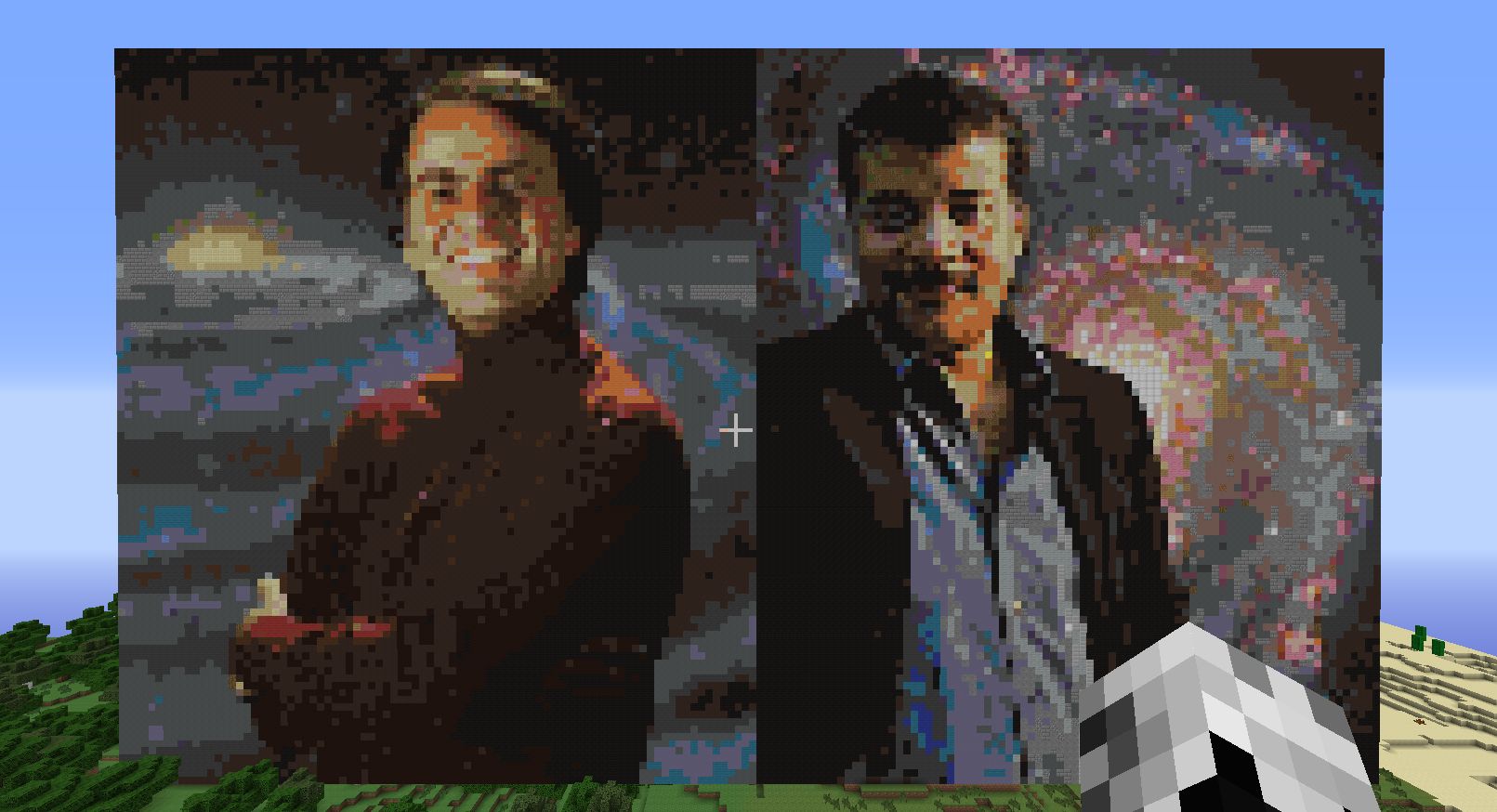 I made a sprite of Carl and Neil in Minecraft | Scrolller