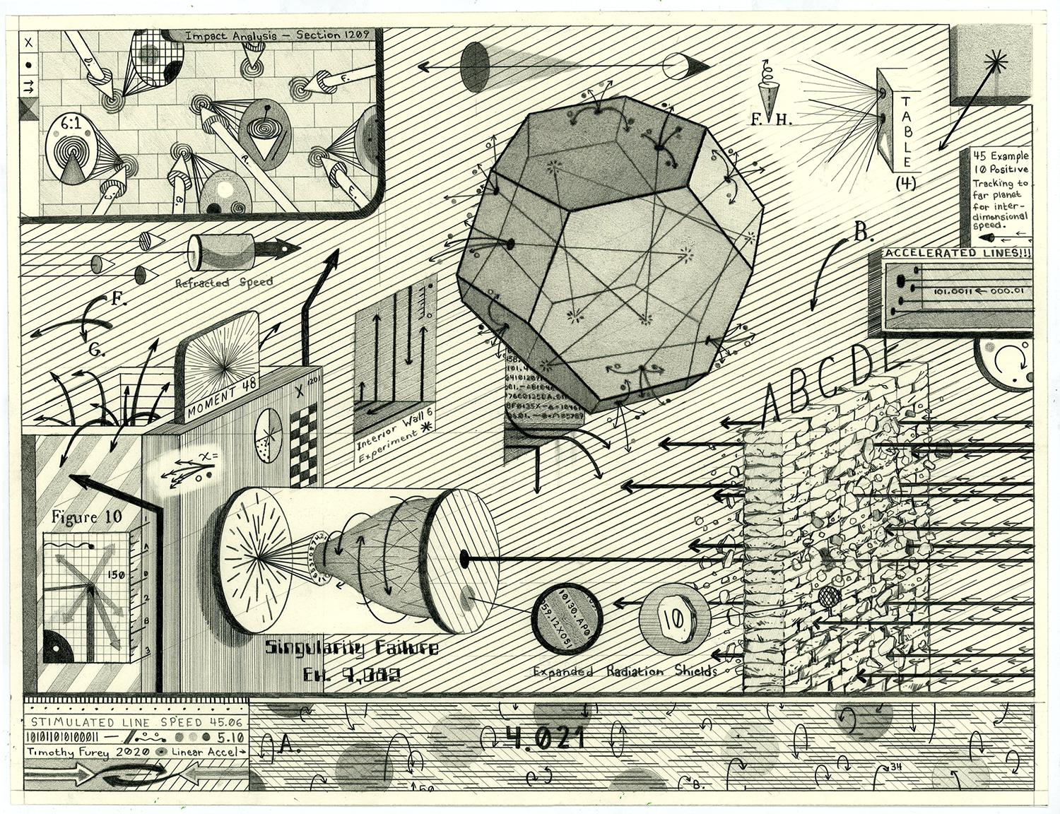 Random Engineering Drawing I make drawings inspired by engineering schematics and abstractions ...