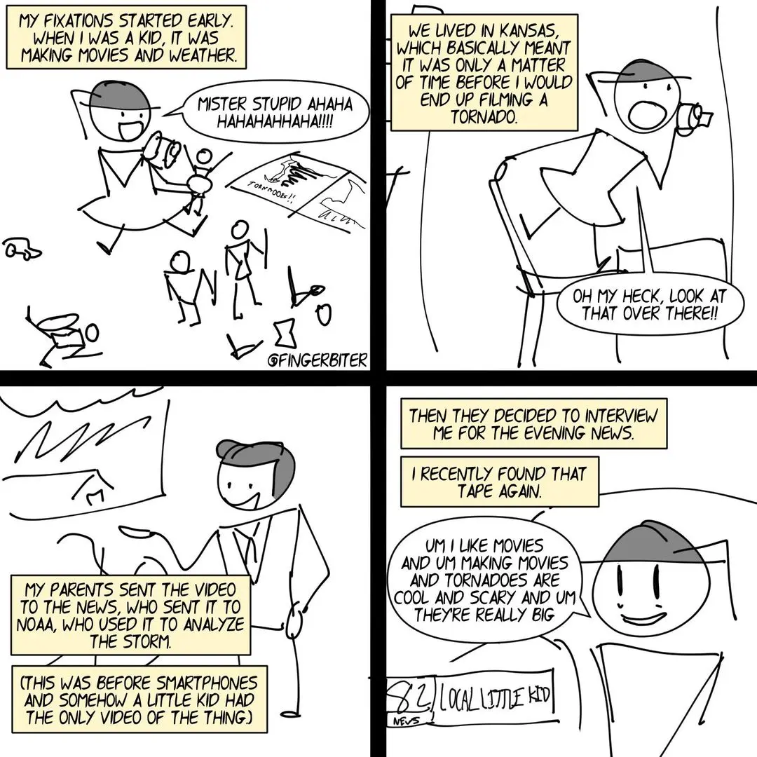 I was obsessed with weather as a kid [OC] | Scrolller