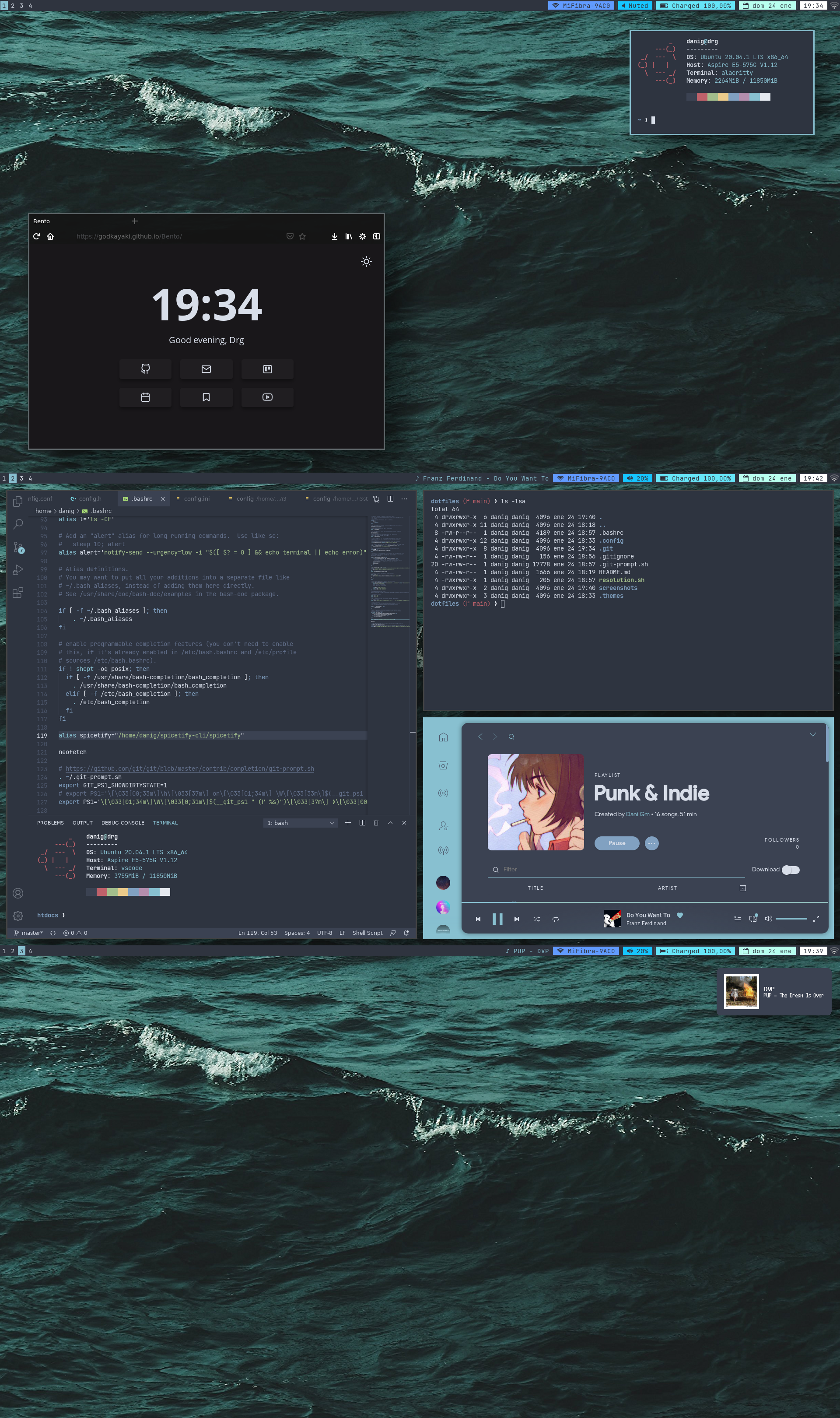 [i3-gaps] yet another nord theme | Scrolller