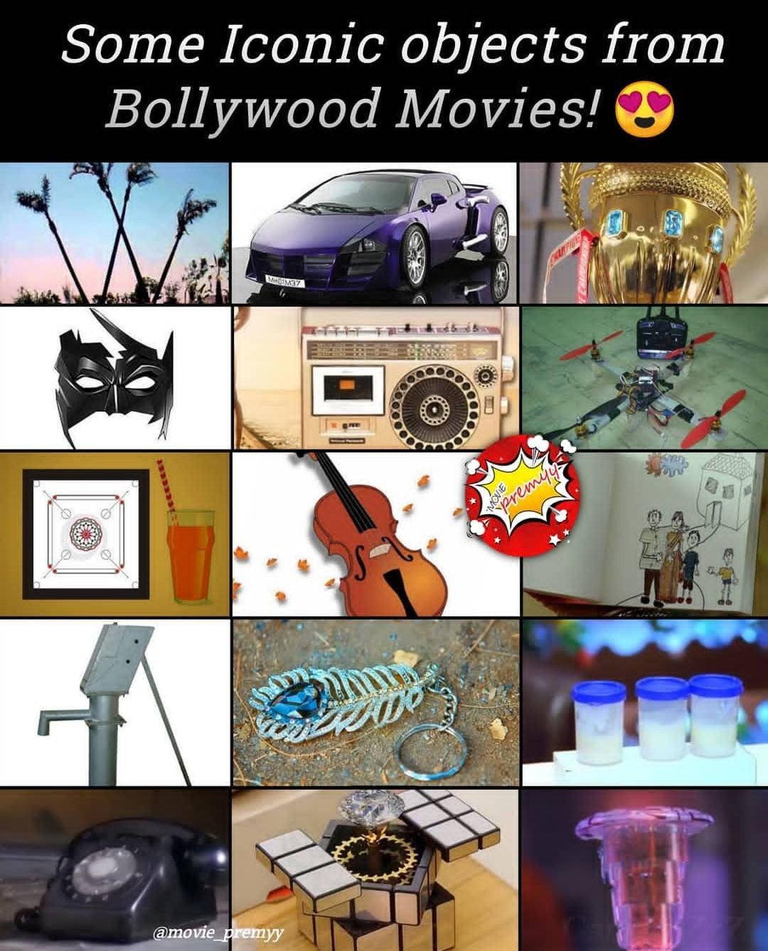 Iconic Bollywood objects (Part 1) ~ Let's find out how many you ...