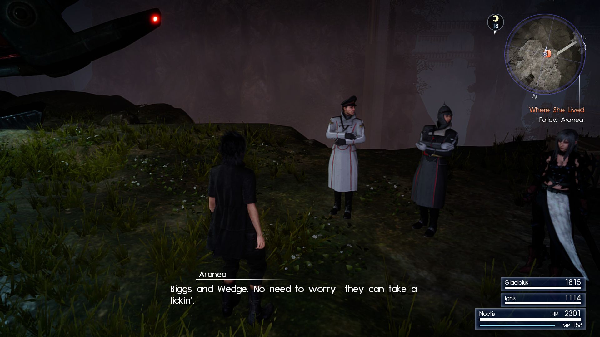 In Final Fantasy XV, two recurring characters are called Biggs and ...