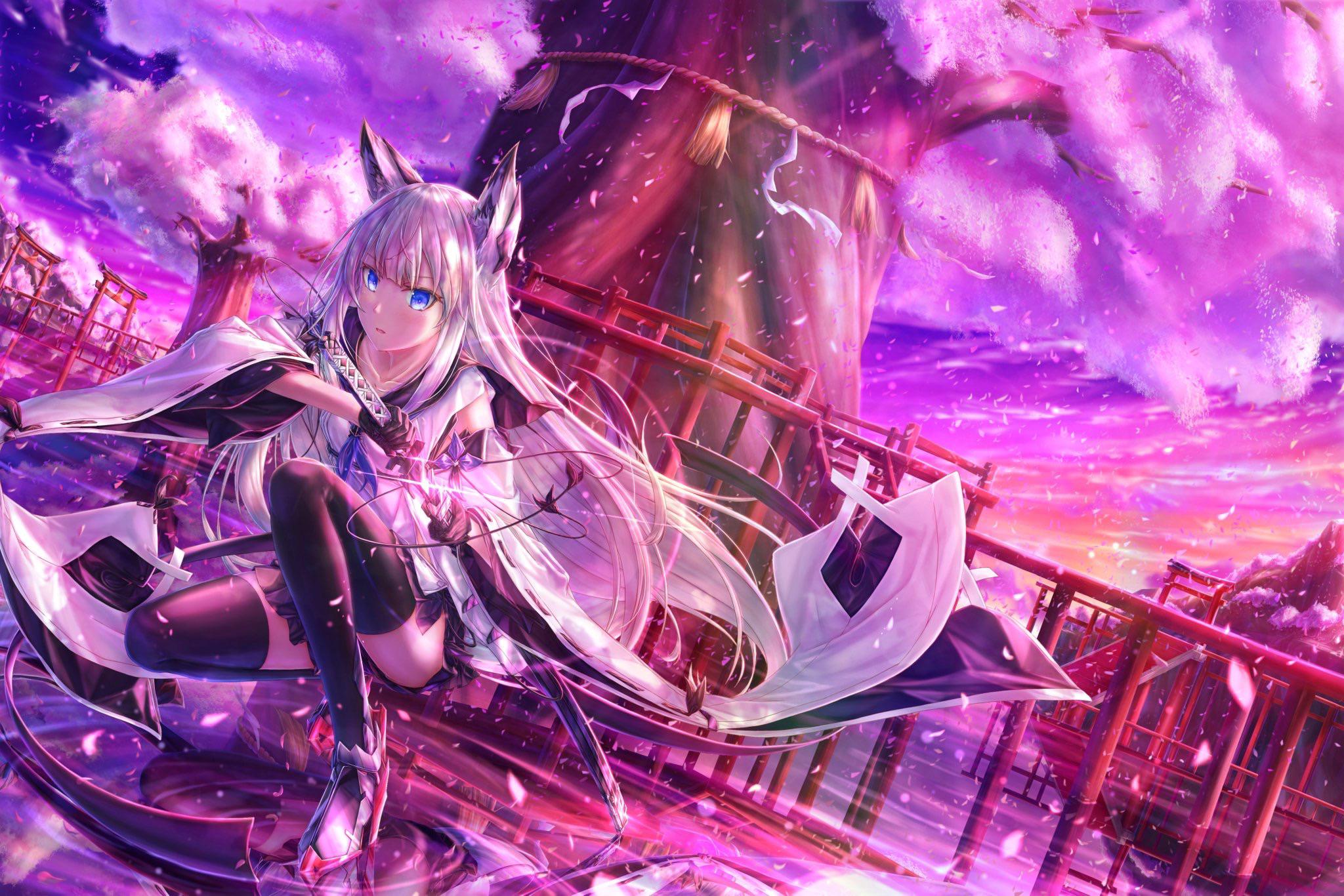 Ink-stained Steel Sakura (Kawakaze) | Scrolller