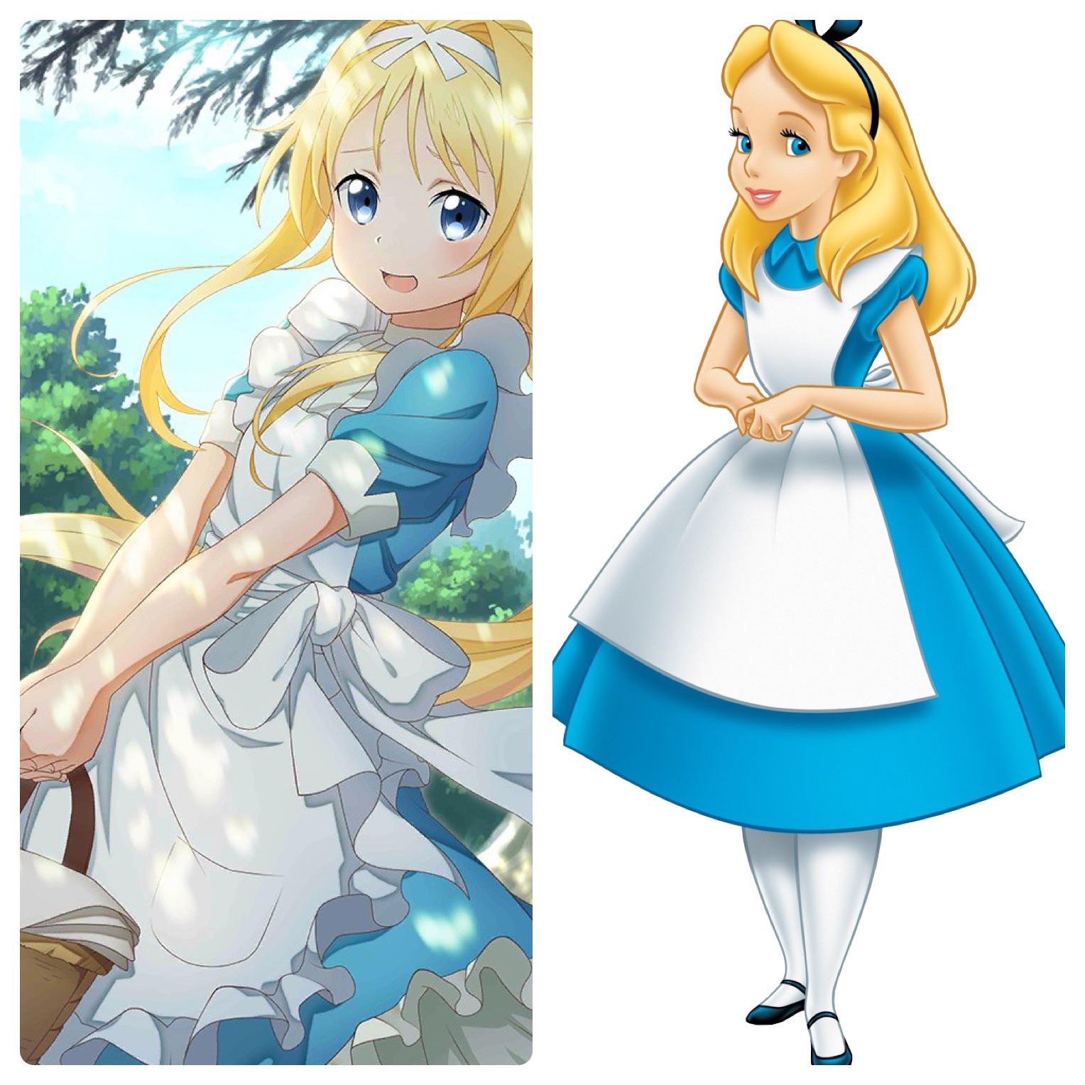 Is Alice Based off of Alice in wonderland? They have many similarities