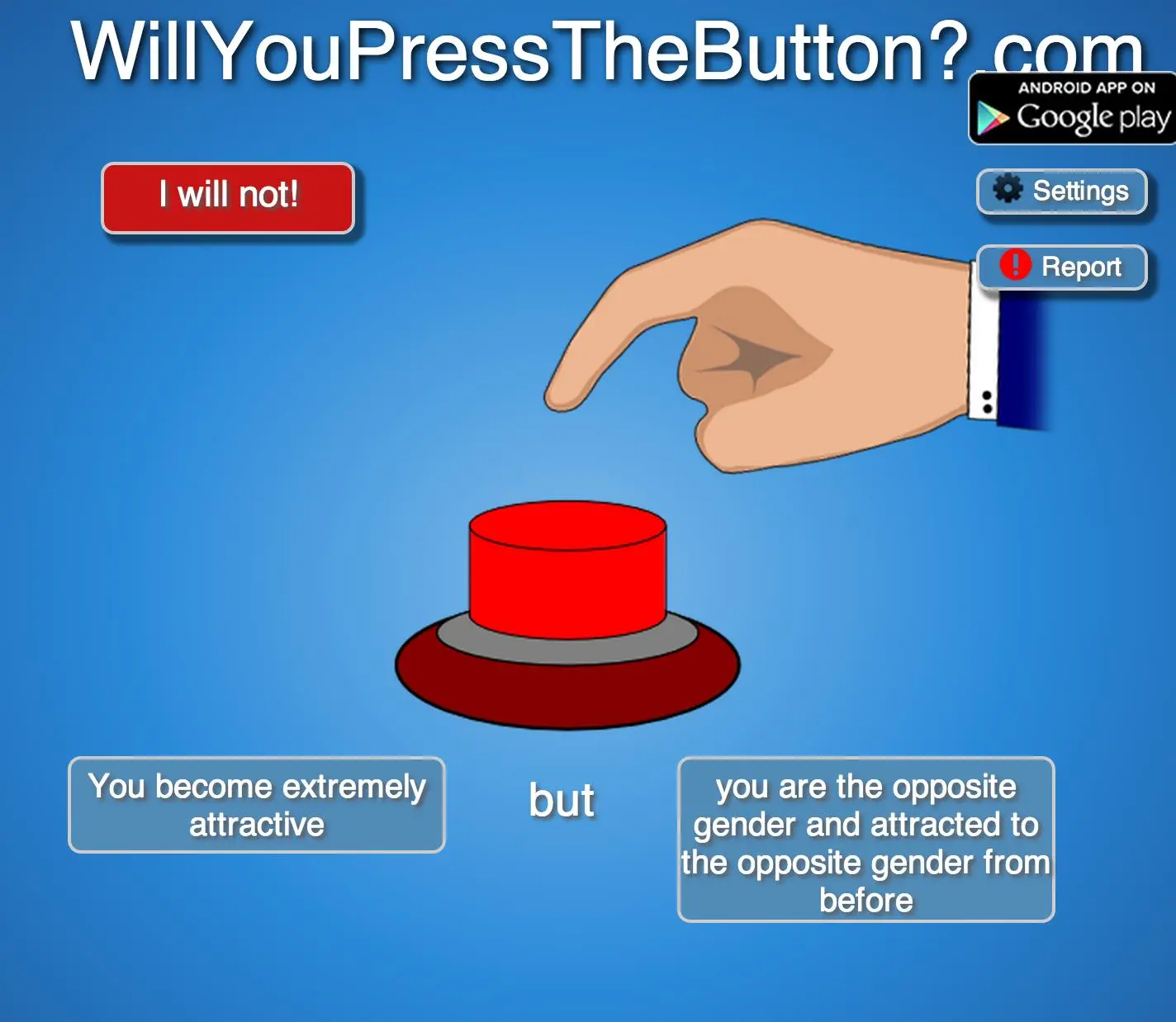 Press Button Timidly Is there a downside to this? Press the Button | Scrolller
