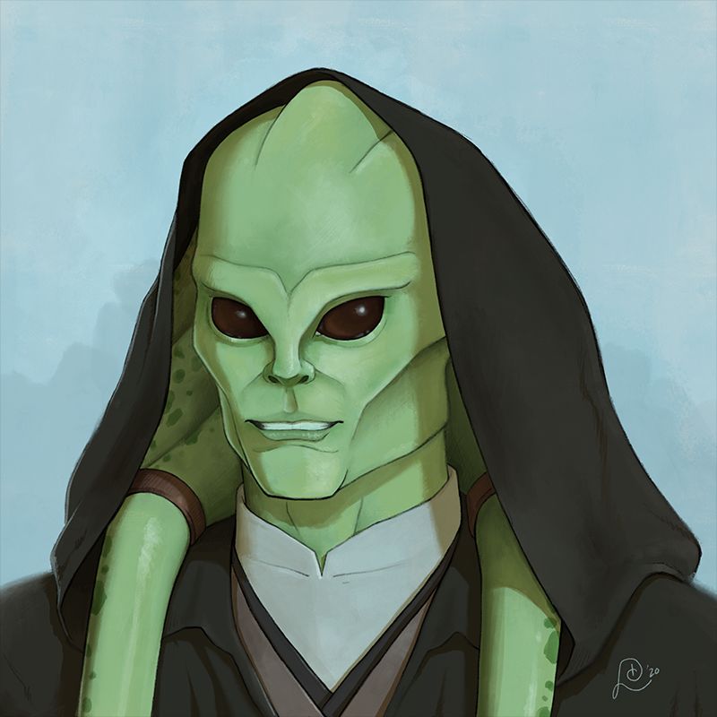 Jedi Master Kit Fisto - fan art by me | Scrolller