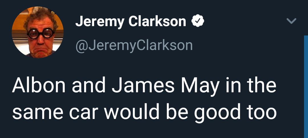Jeremy Clarkson with the burn | Scrolller