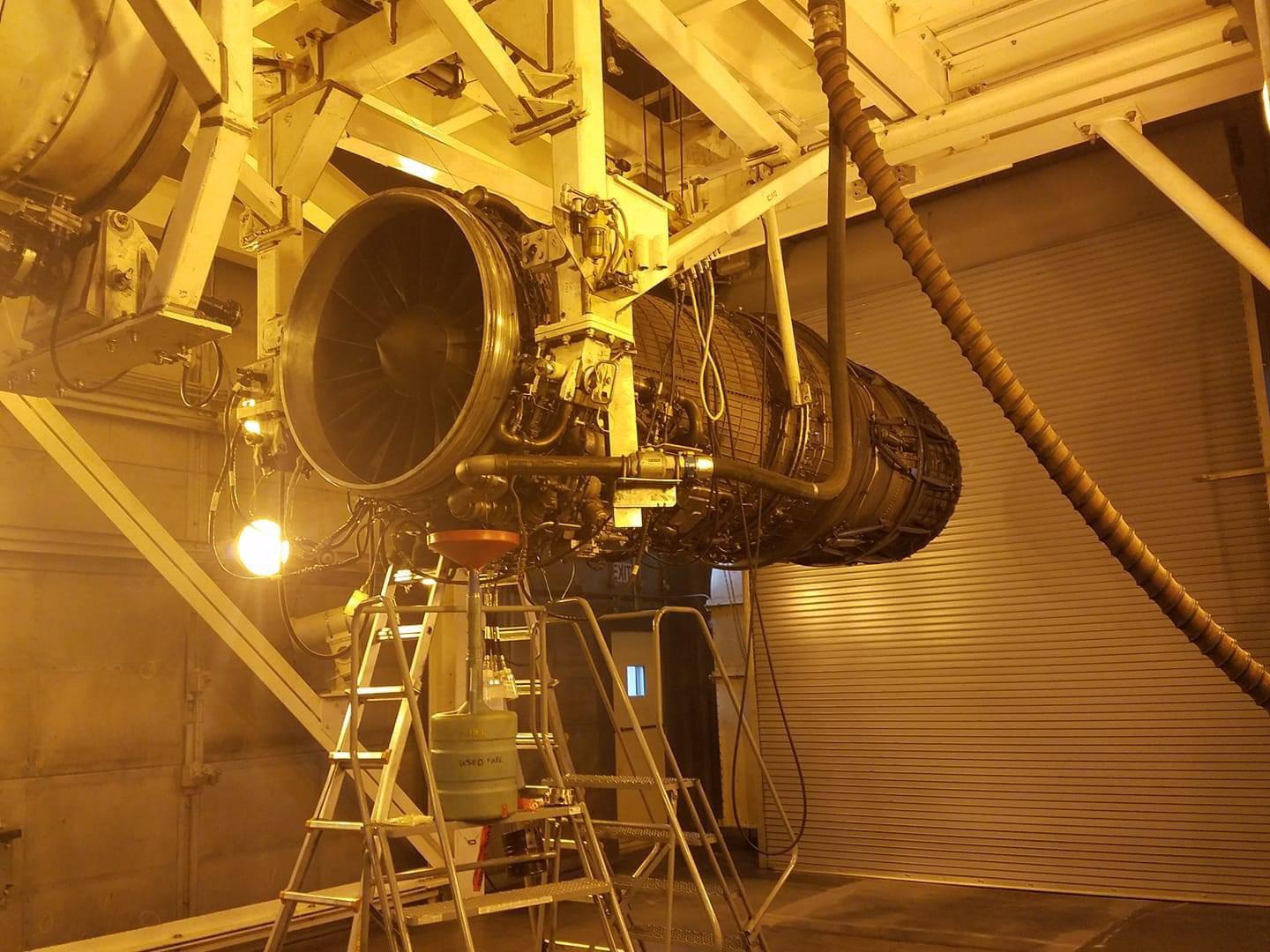 Jet Engine Test Mount Getting the engine mounted in the stand to be test ran. | Scrolller