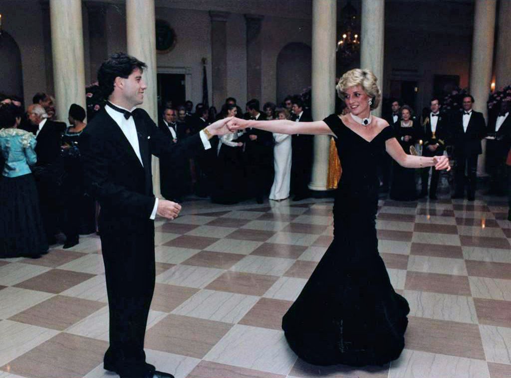 John Travolta dancing with Princess Diana in what would come to be ...