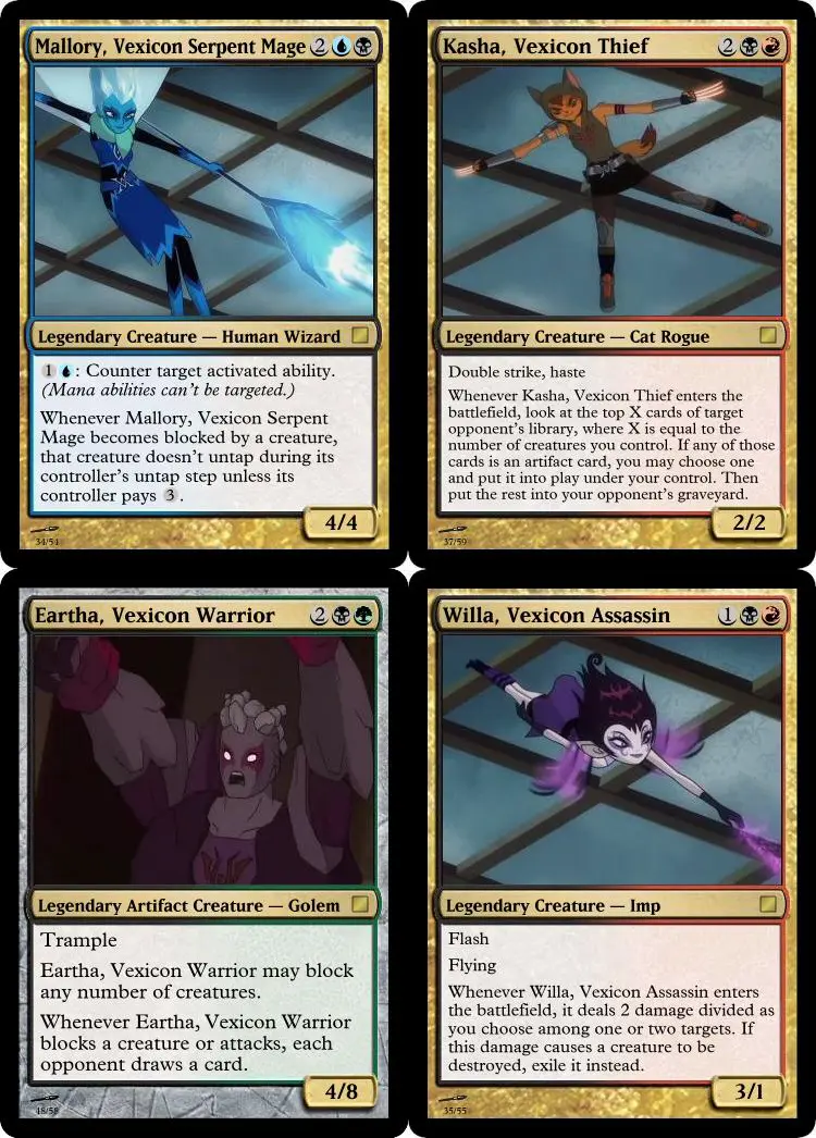Just completed my set of Vexicons Magic: The Gathering cards! | Scrolller